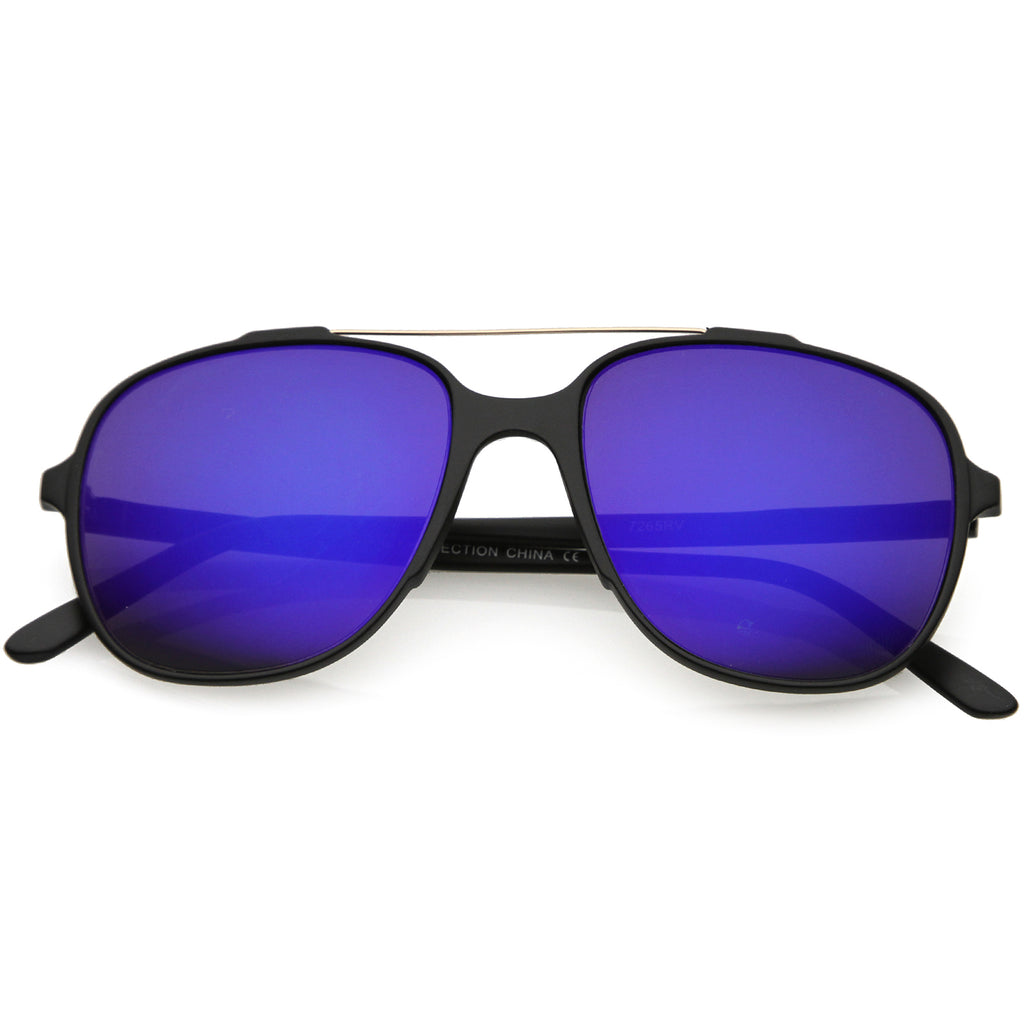 Matte Black Gold / Purple Mirror