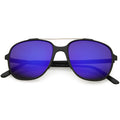 Matte Black Gold / Purple Mirror