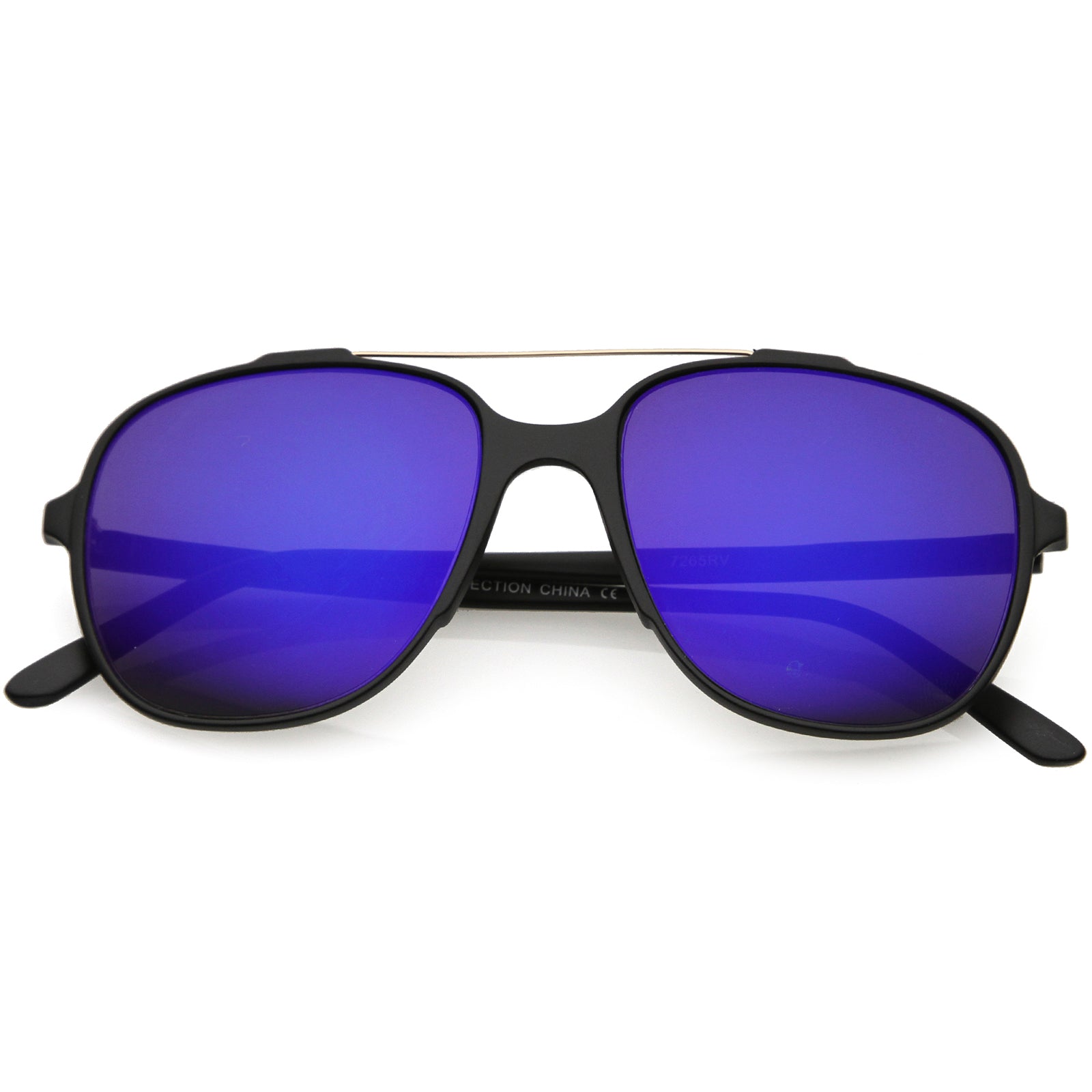 Matte Black Gold / Purple Mirror