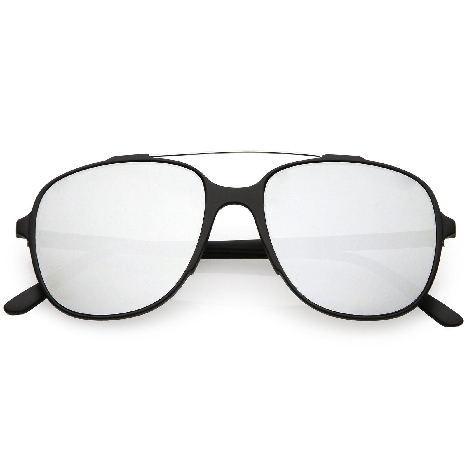 Matte Black Silver / Silver Mirror