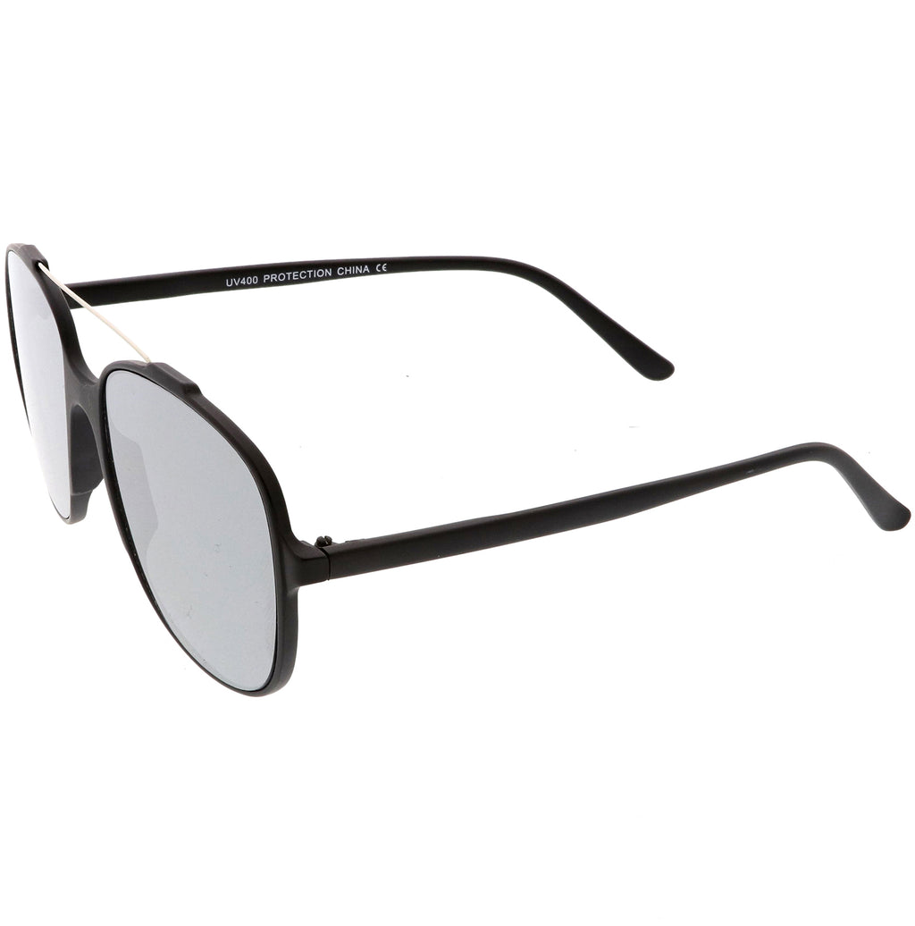 Matte Black Silver / Silver Mirror