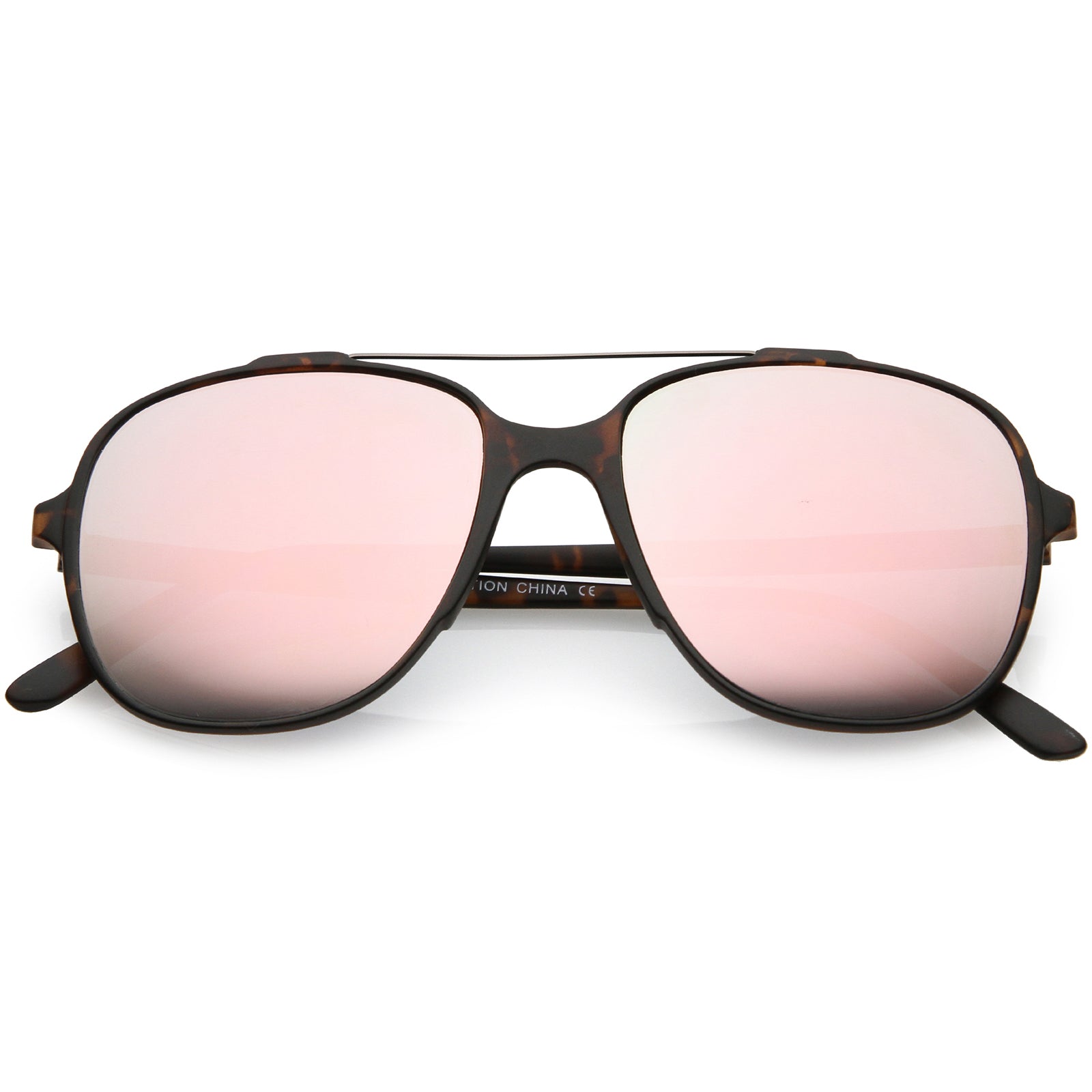Matte Tortoise Black / Pink Mirror