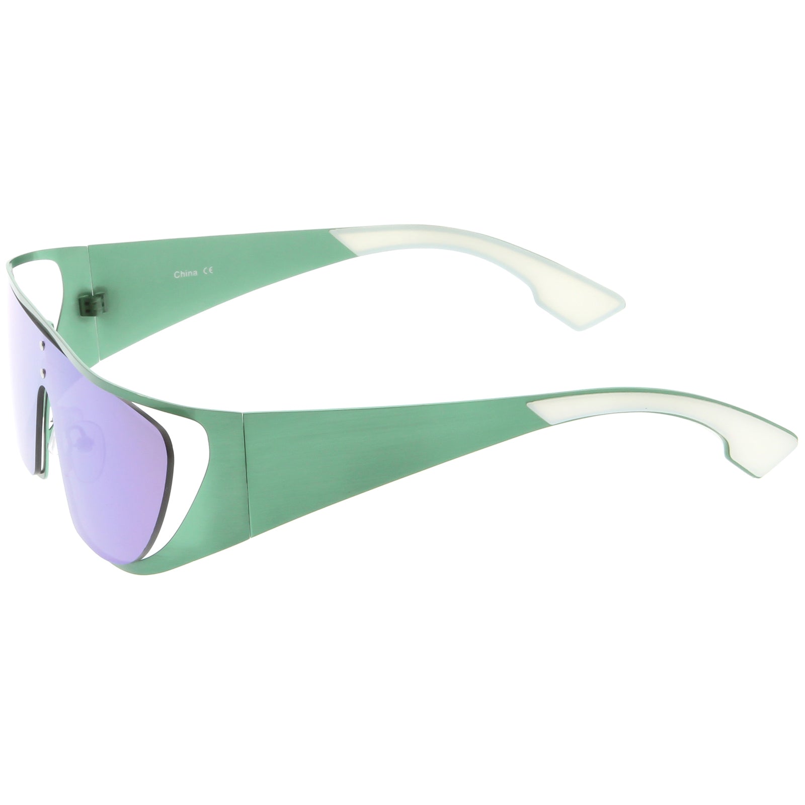 Green / Green Purple Mirror
