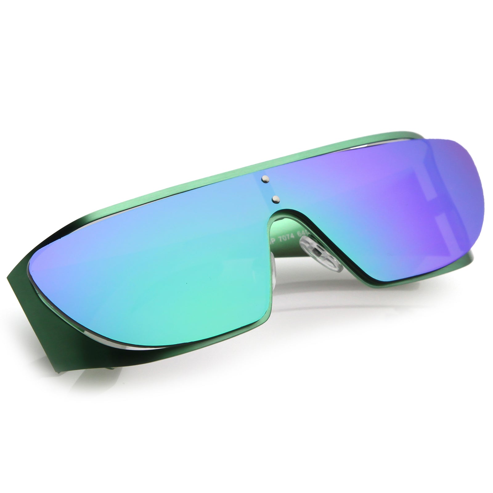 Green / Green Purple Mirror