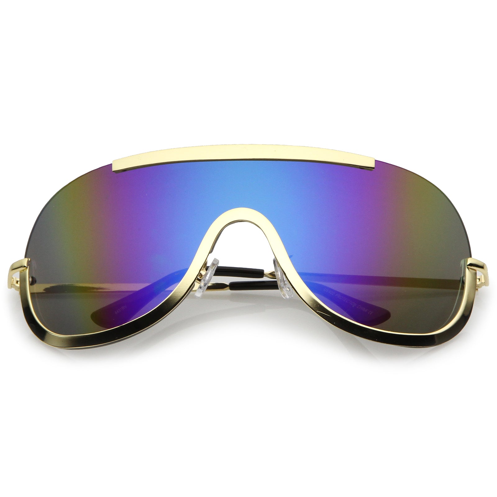 Gold / Blue Purple Mirror