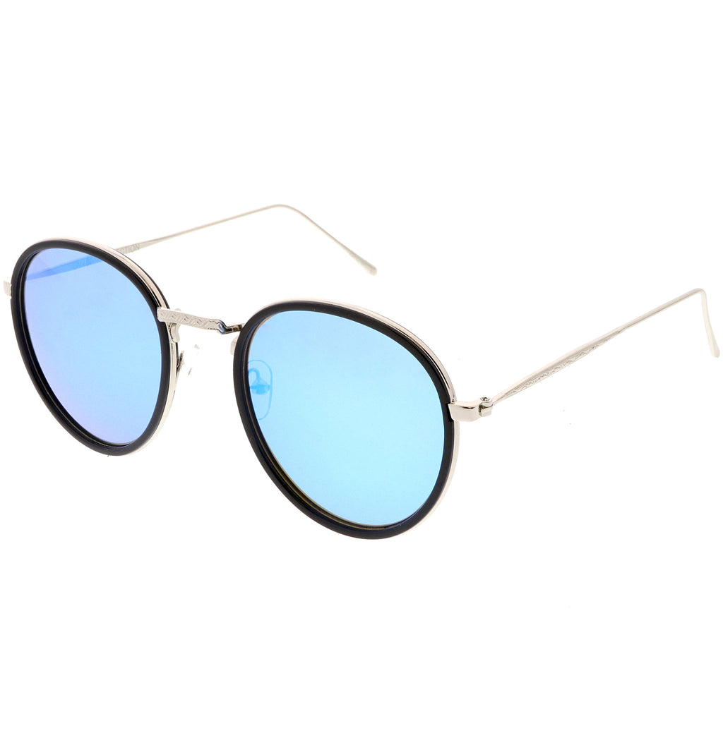 Black Silver / Blue Mirror