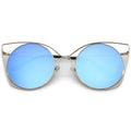 Silver / Blue Mirror