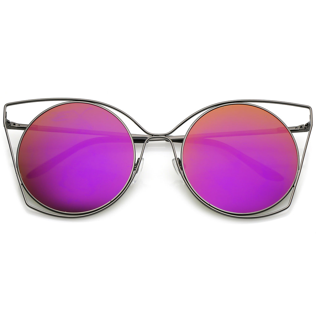 Gunmetal / Magenta Mirror