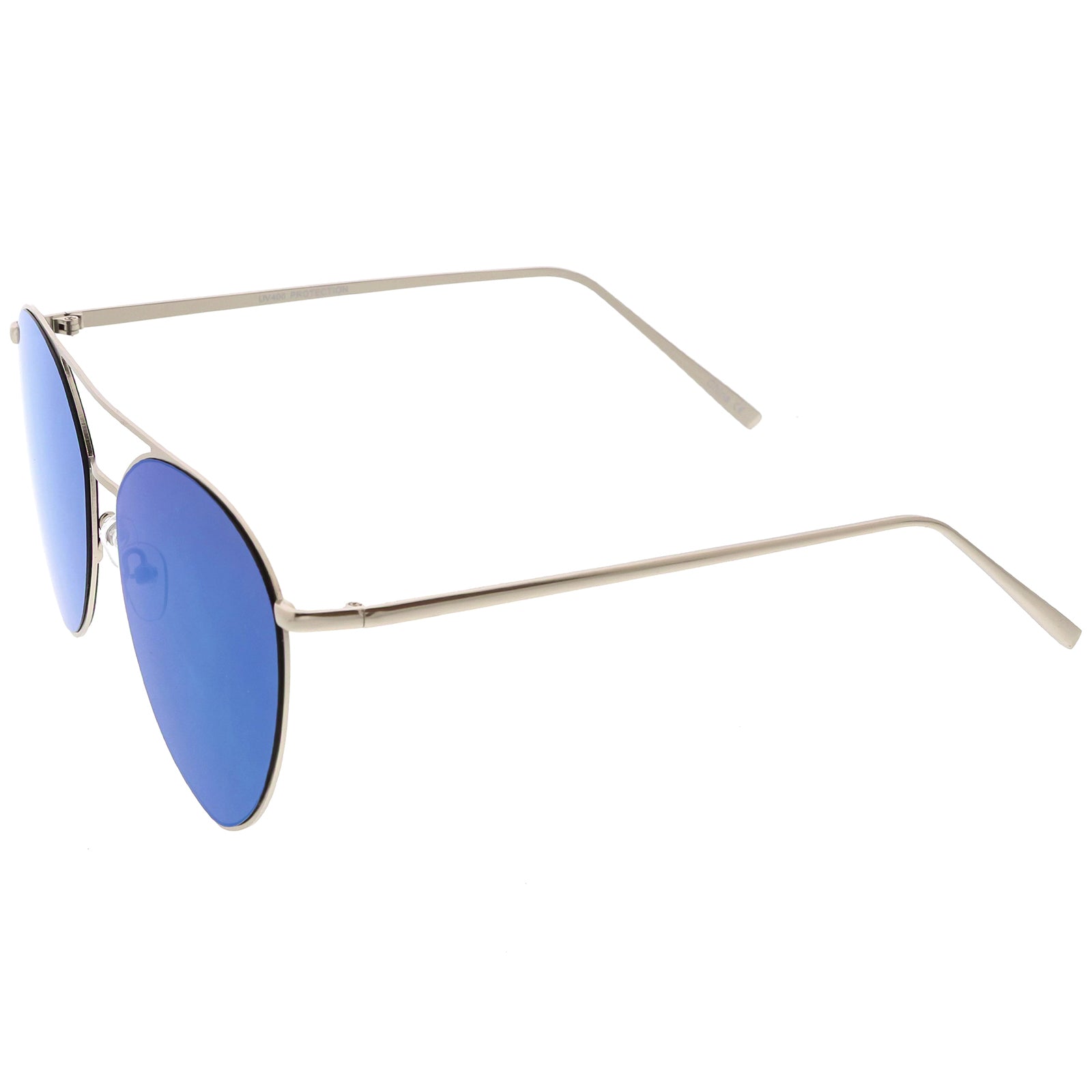 Silver / Blue Mirror
