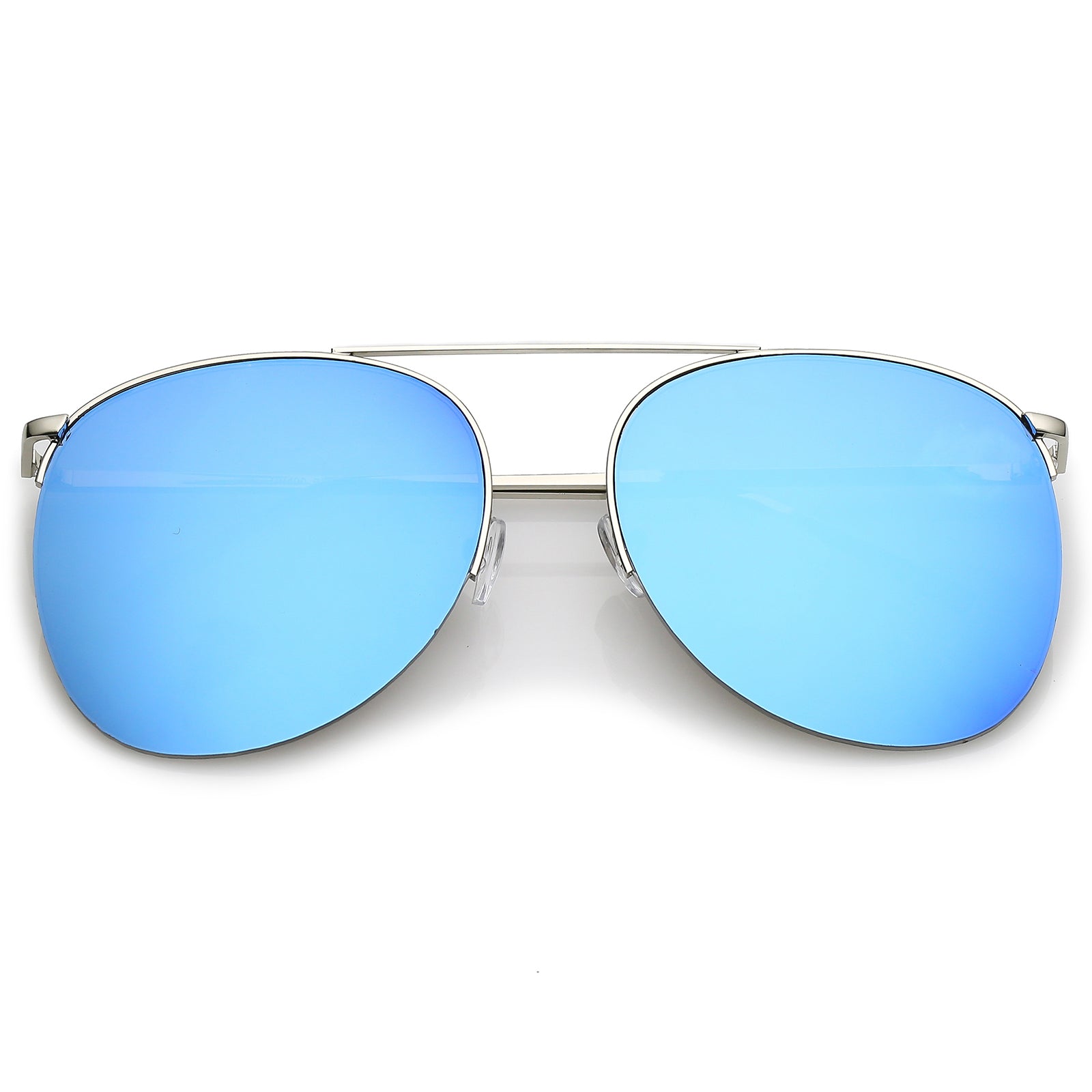 Silver / Blue Mirror