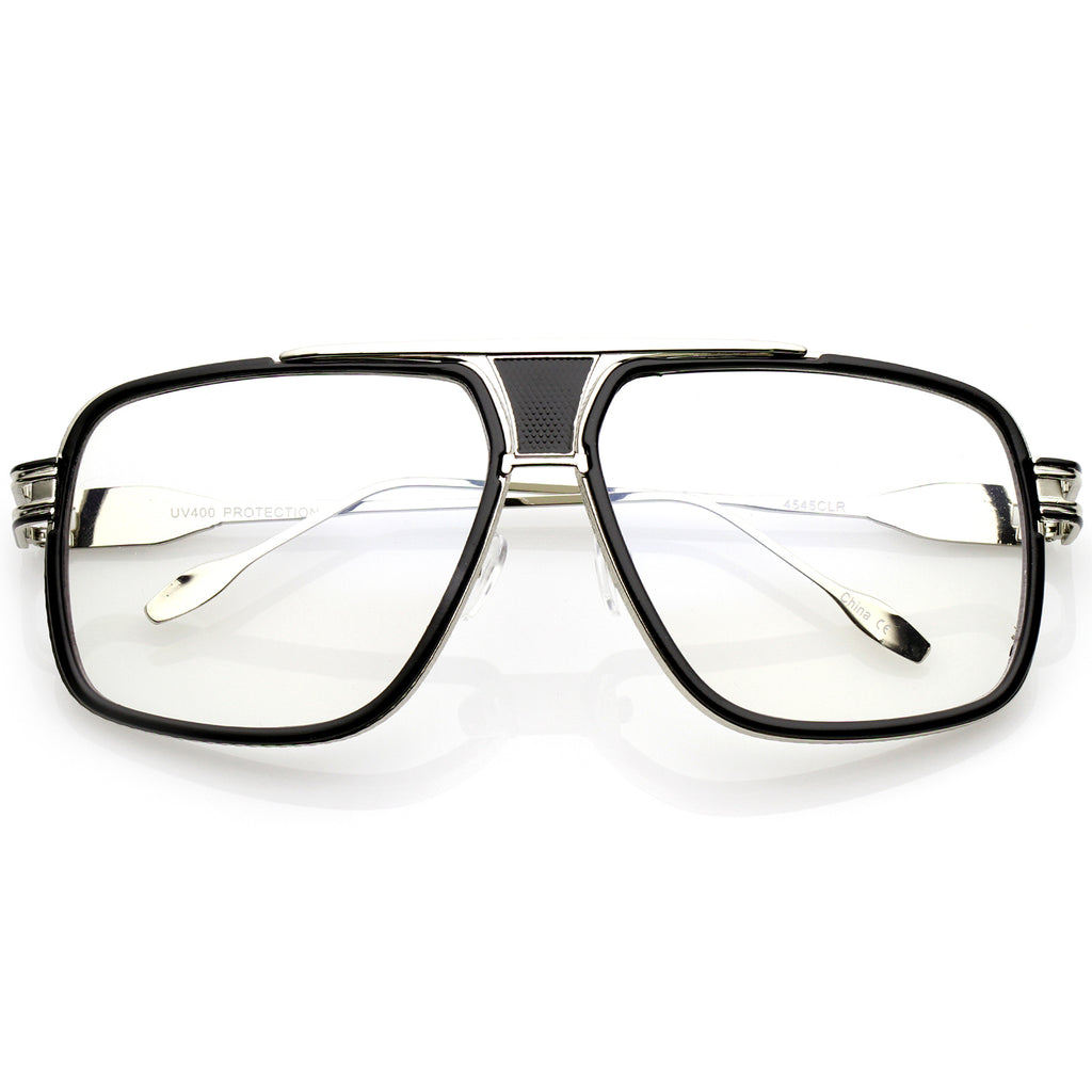 Black-Silver / Clear