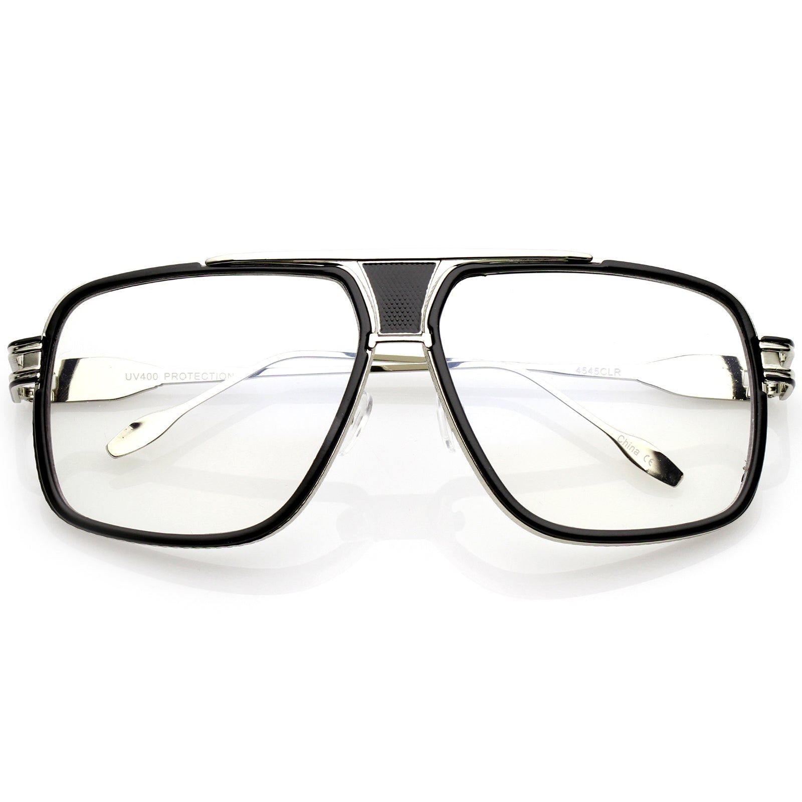 Black-Silver / Clear