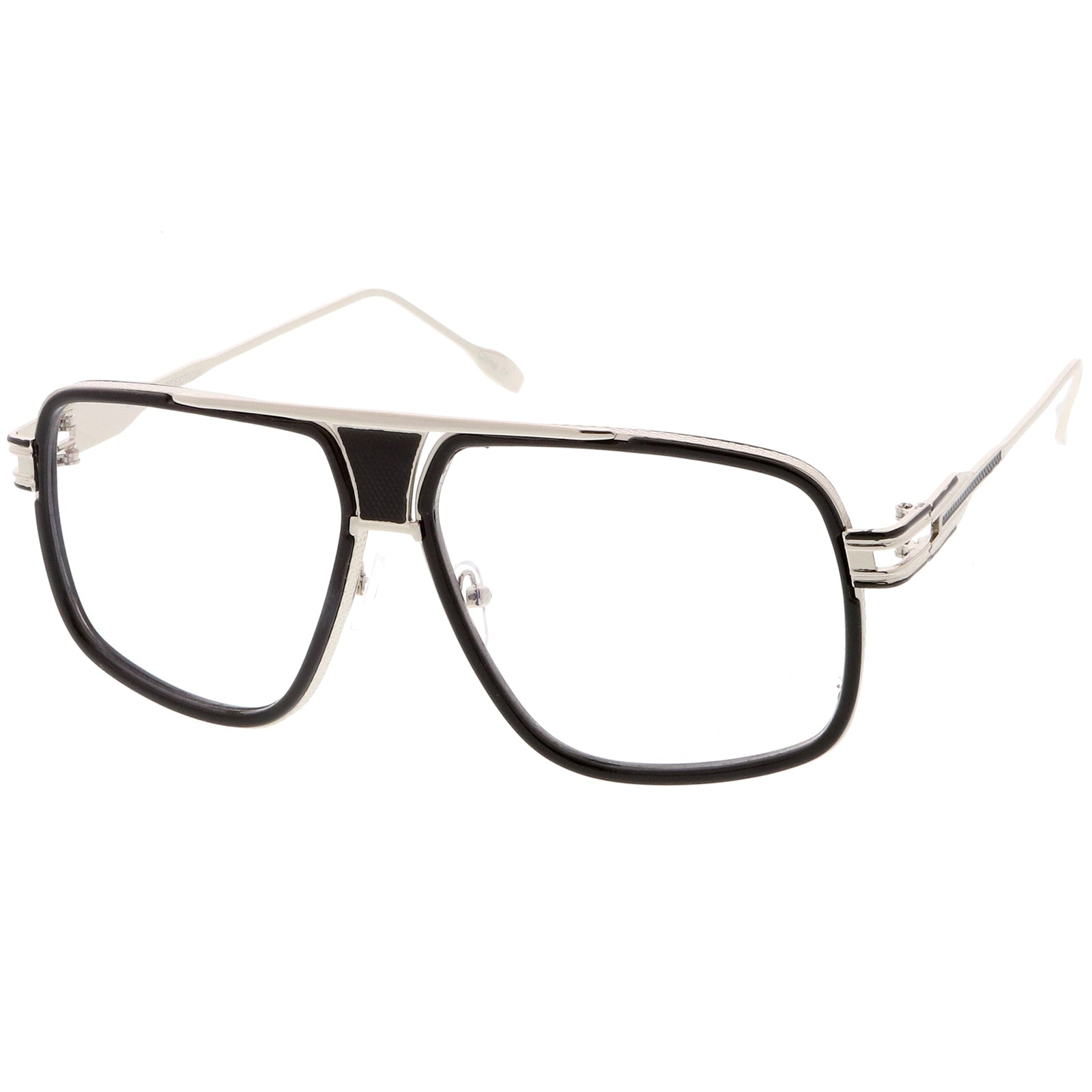 Black-Silver / Clear