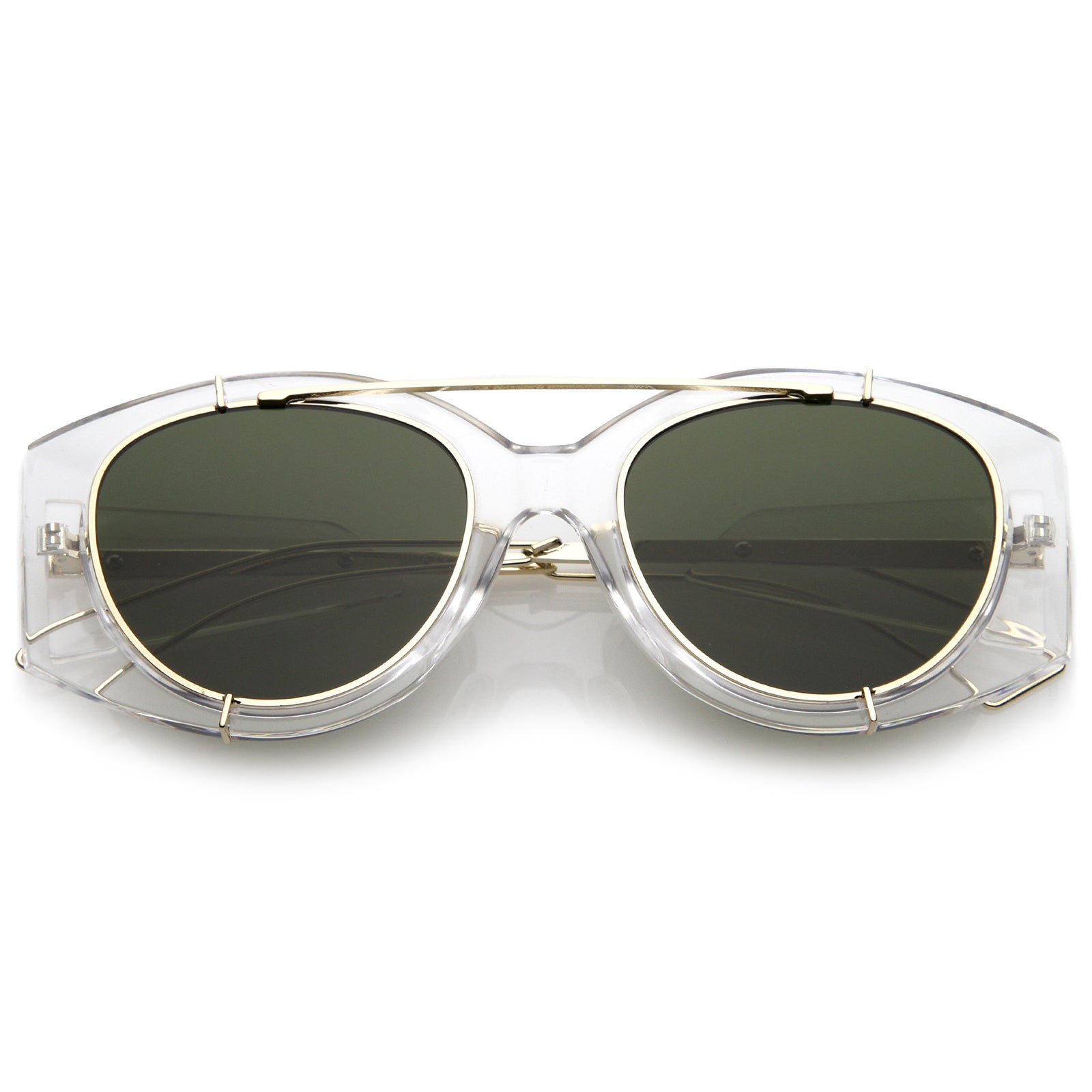 Clear Gold / Green