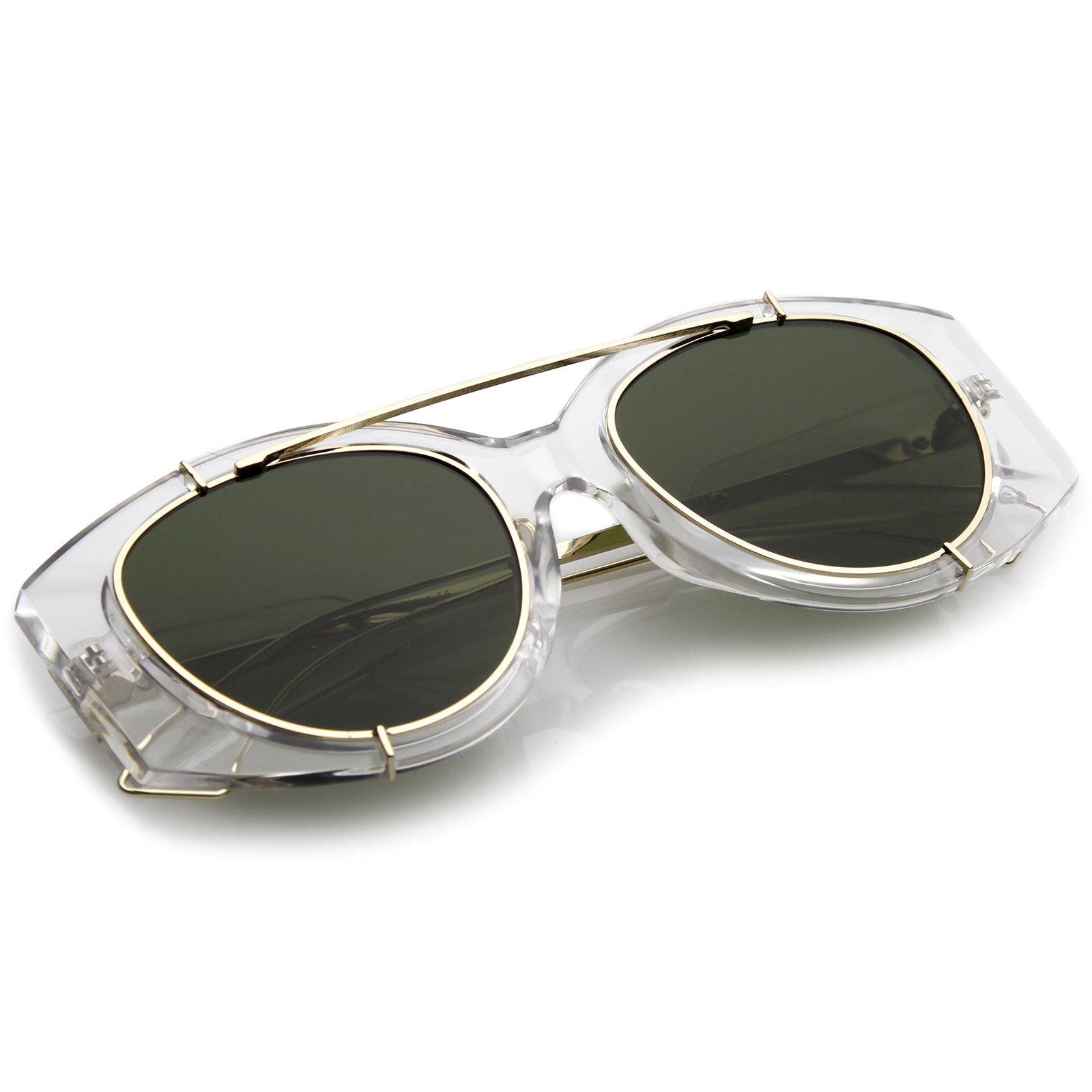 Clear Gold / Green