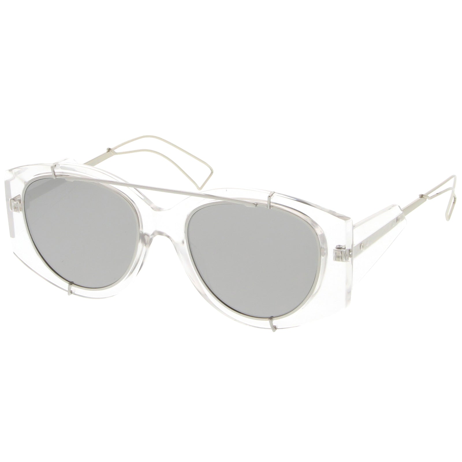 Clear Silver / Silver Mirror