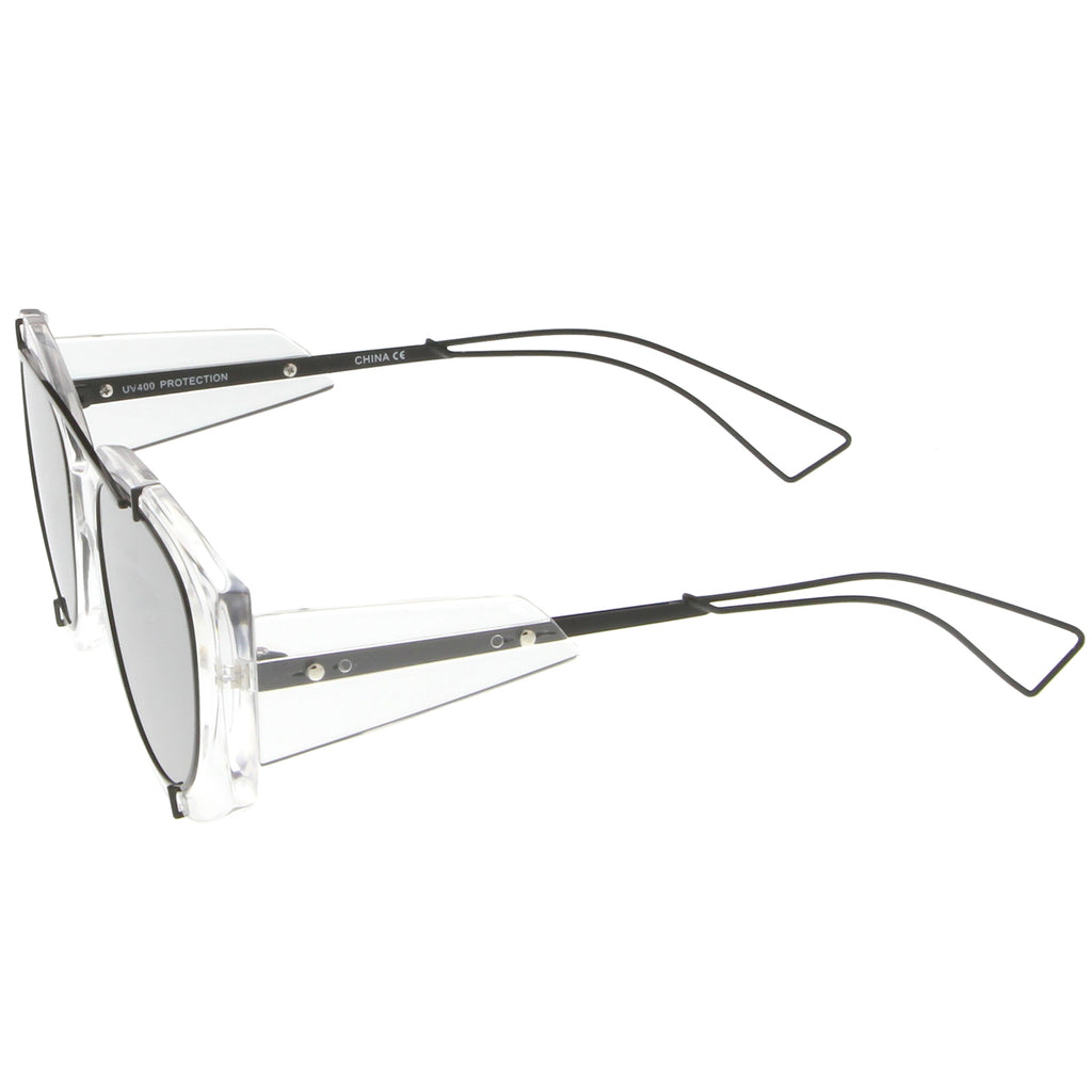 Clear Black / Silver Mirror