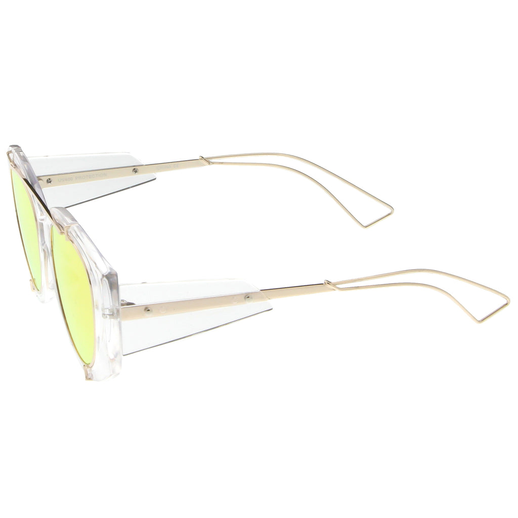 Clear Gold / Red Mirror