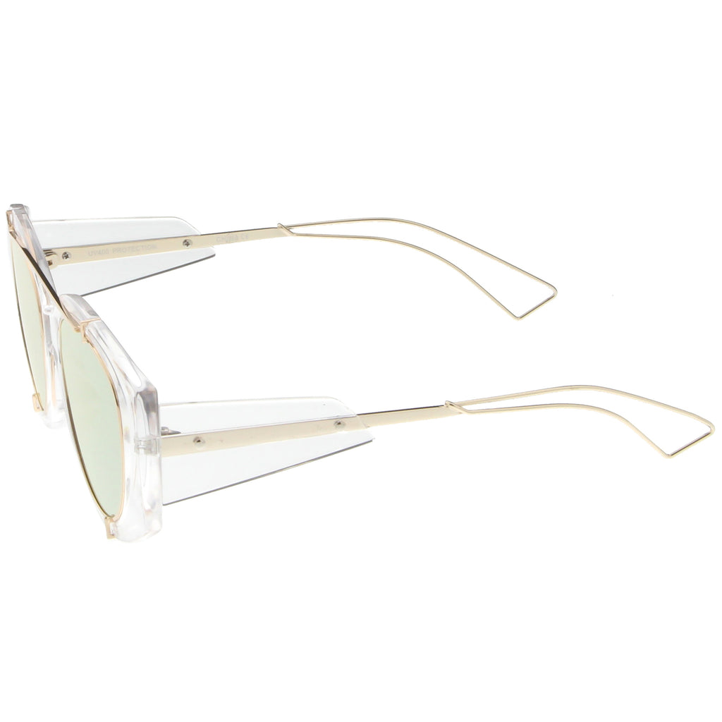 Clear Gold / Magenta Mirror
