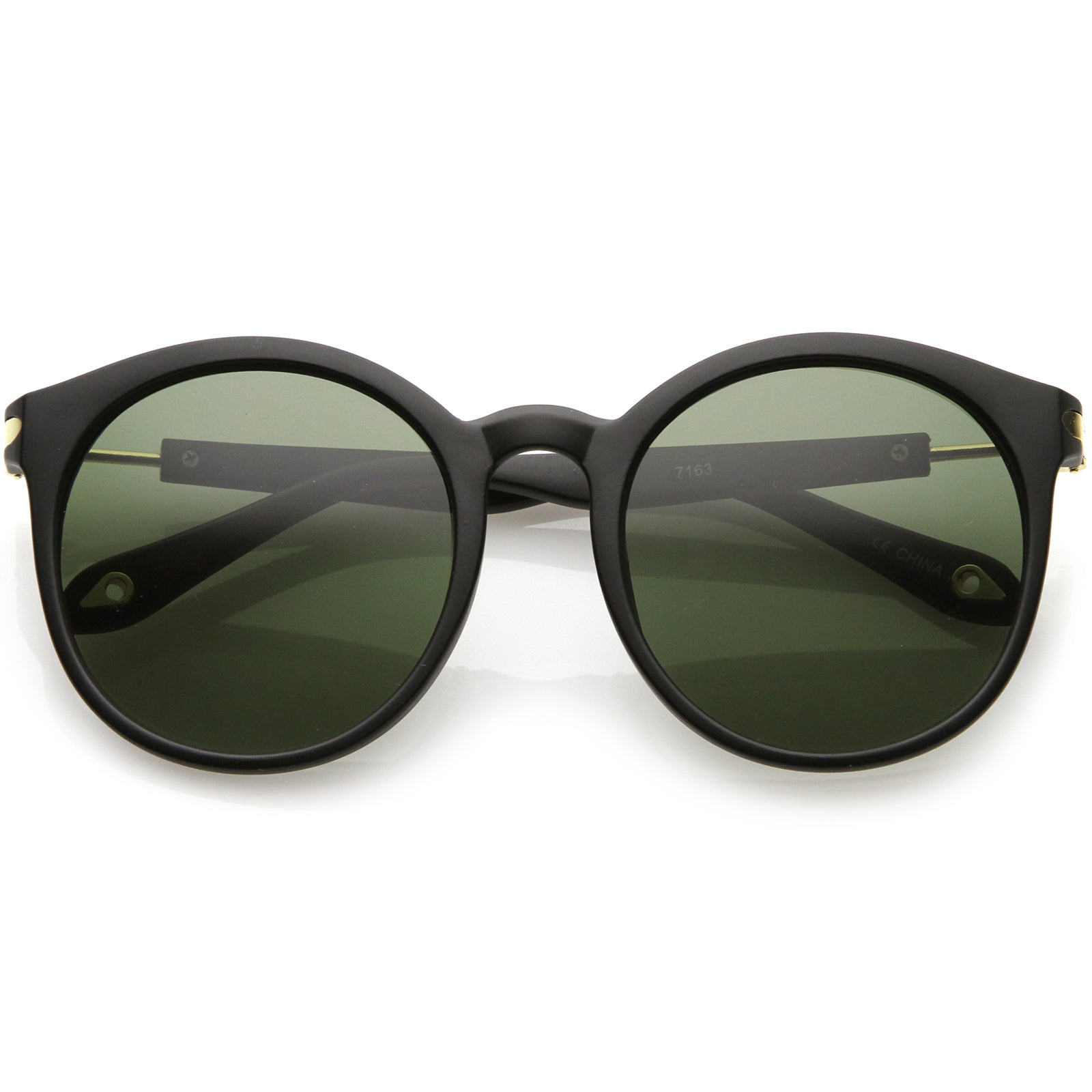 Matte Black Gold / Green