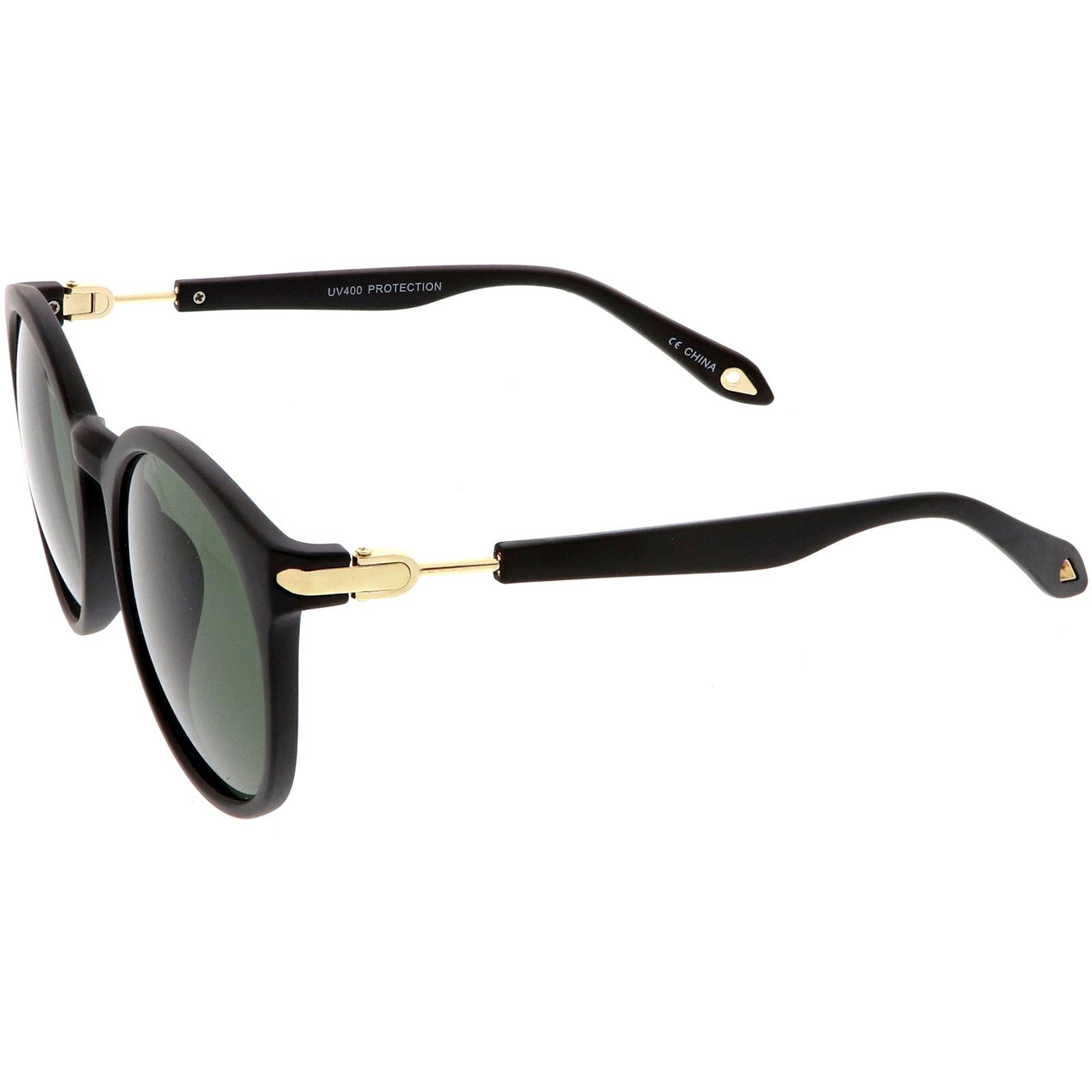 Matte Black Gold / Green