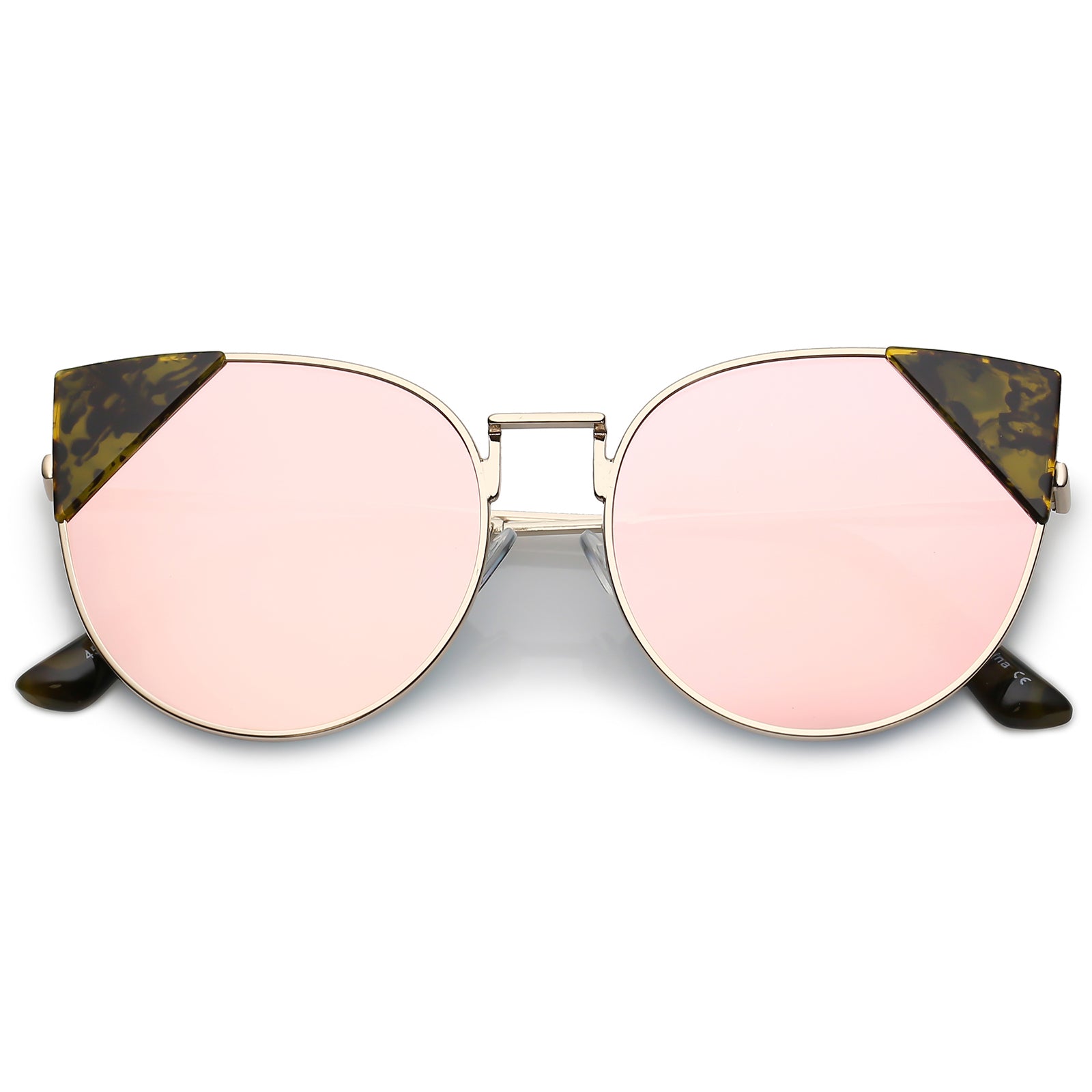Tortoise Gold / Pink Mirror
