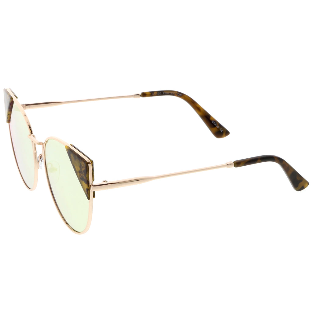 Tortoise Gold / Pink Mirror