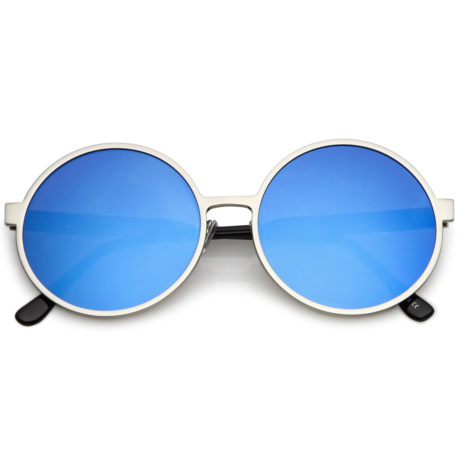 Silver / Blue Mirror