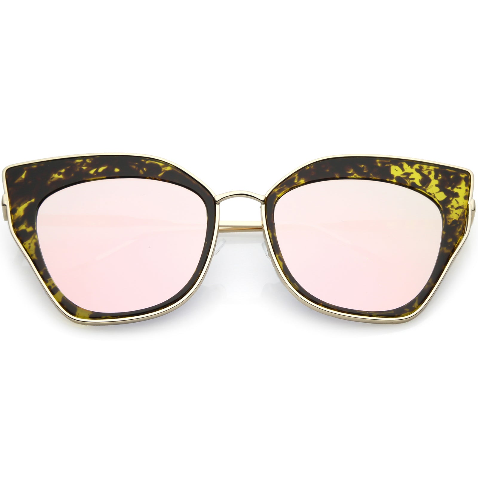 Gold Tortoise / Pink Mirror