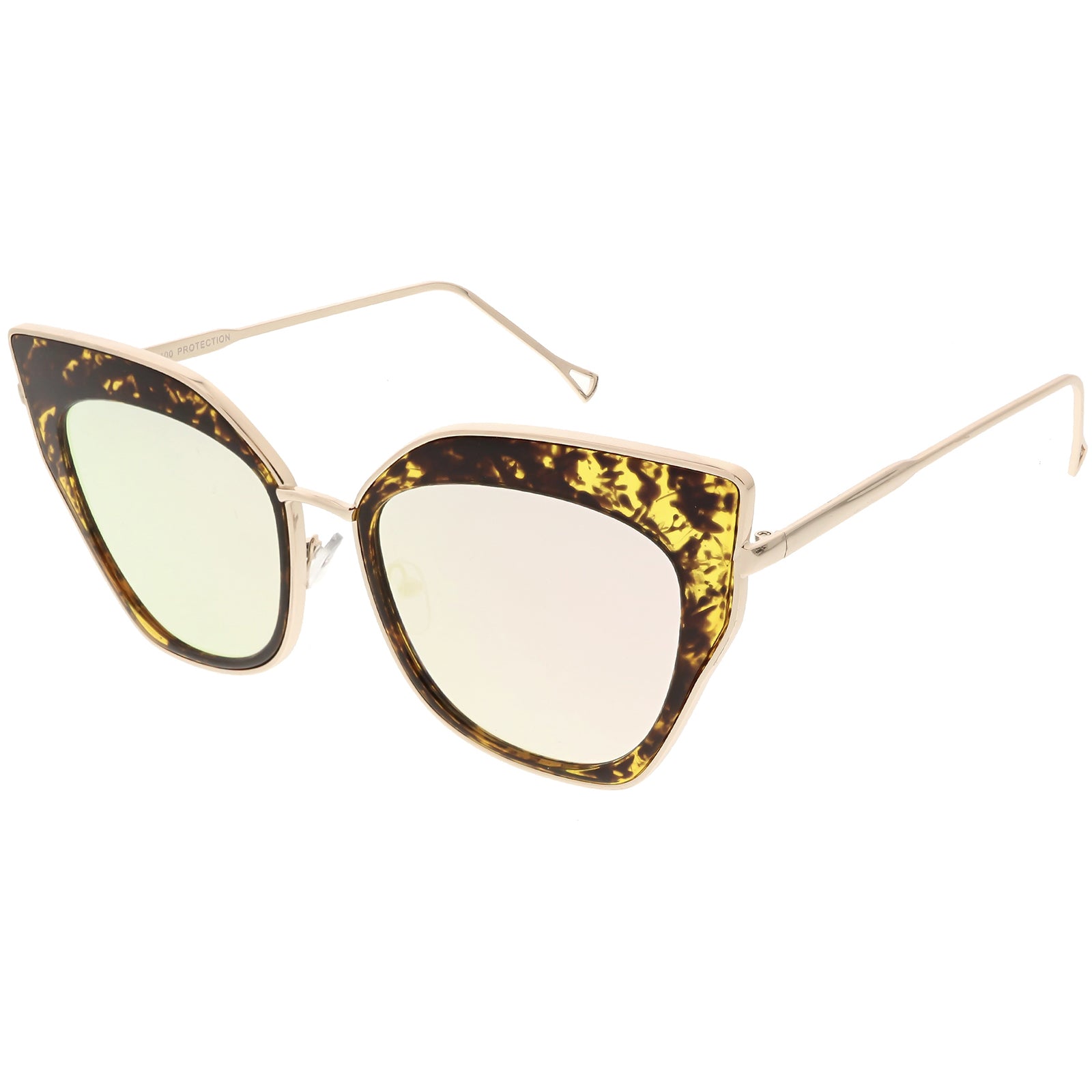 Gold Tortoise / Pink Mirror