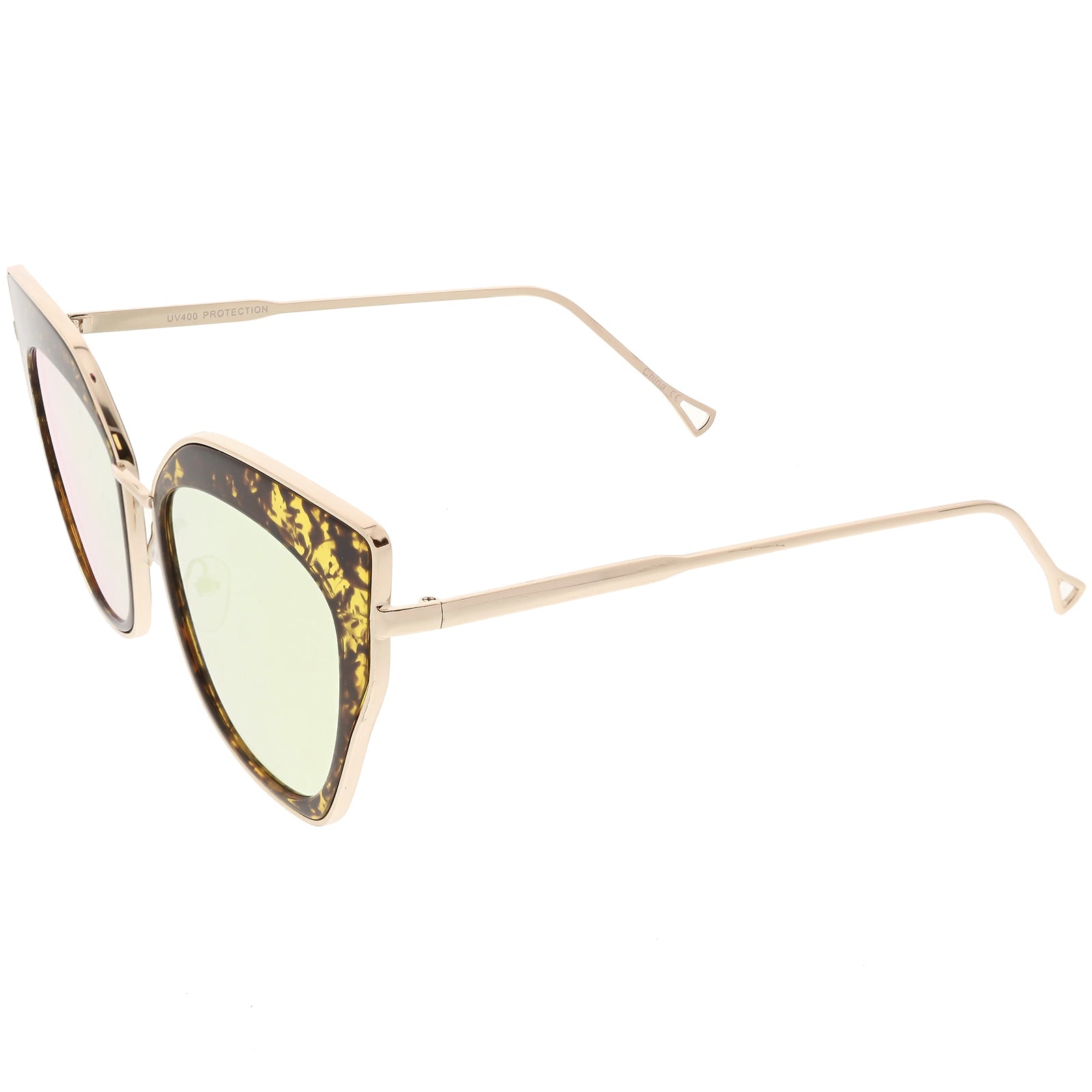 Gold Tortoise / Pink Mirror