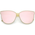 Cream / Pink Mirror