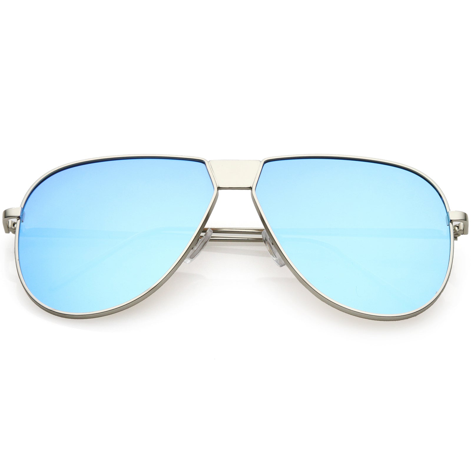 Silver / Blue Mirror