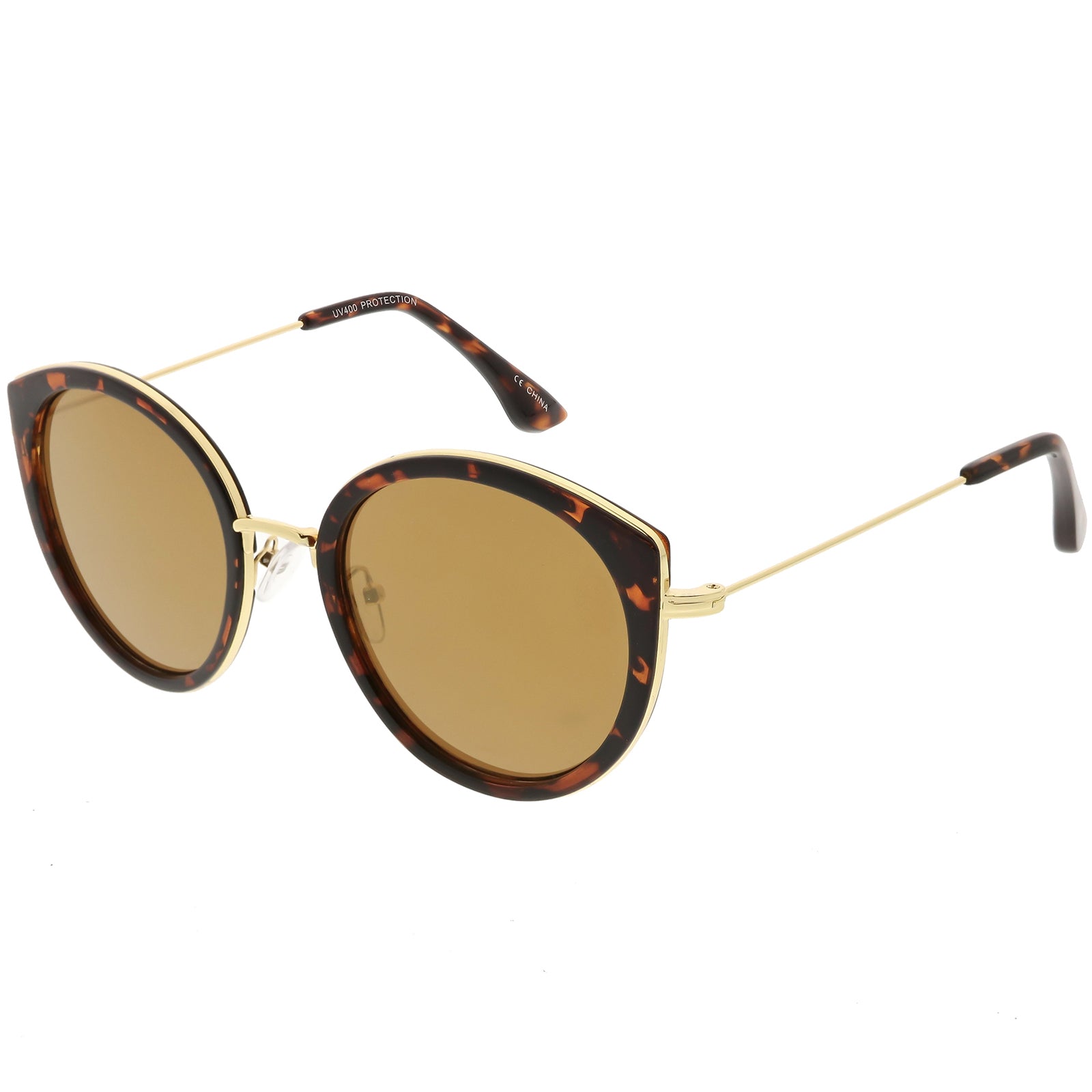 Tortoise Gold / Brown Mirror