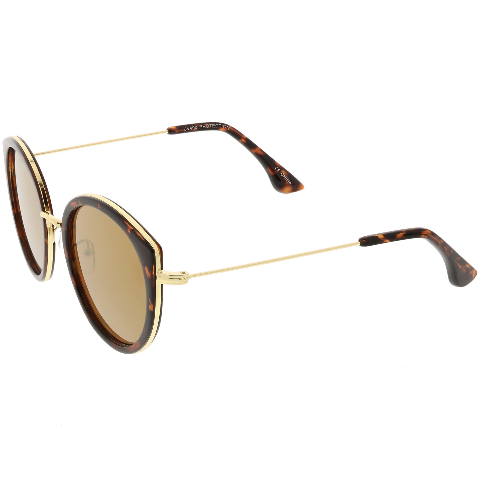 Tortoise Gold / Brown Mirror