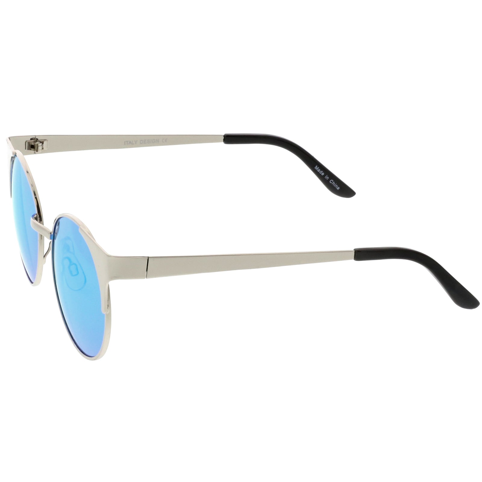 Silver / Blue Mirror