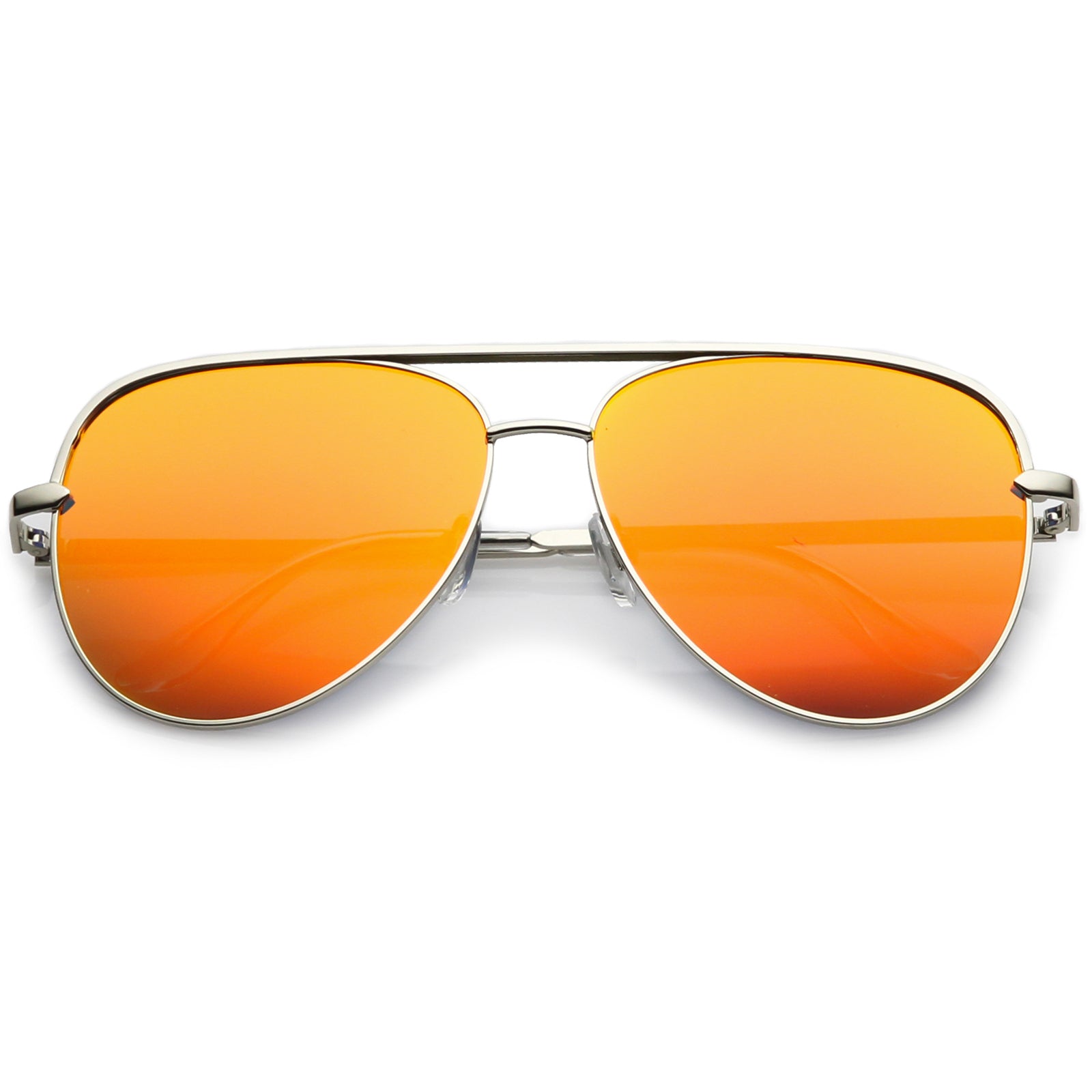 Silver / Orange Mirror