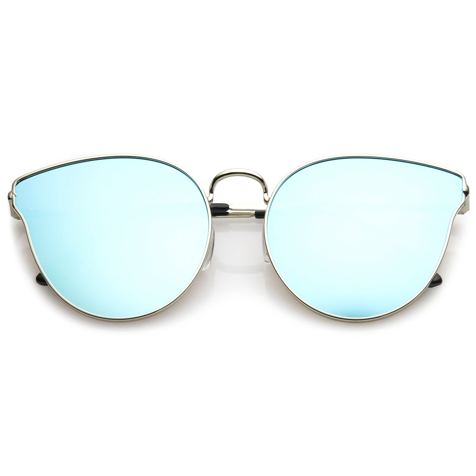 Silver / Blue Mirror