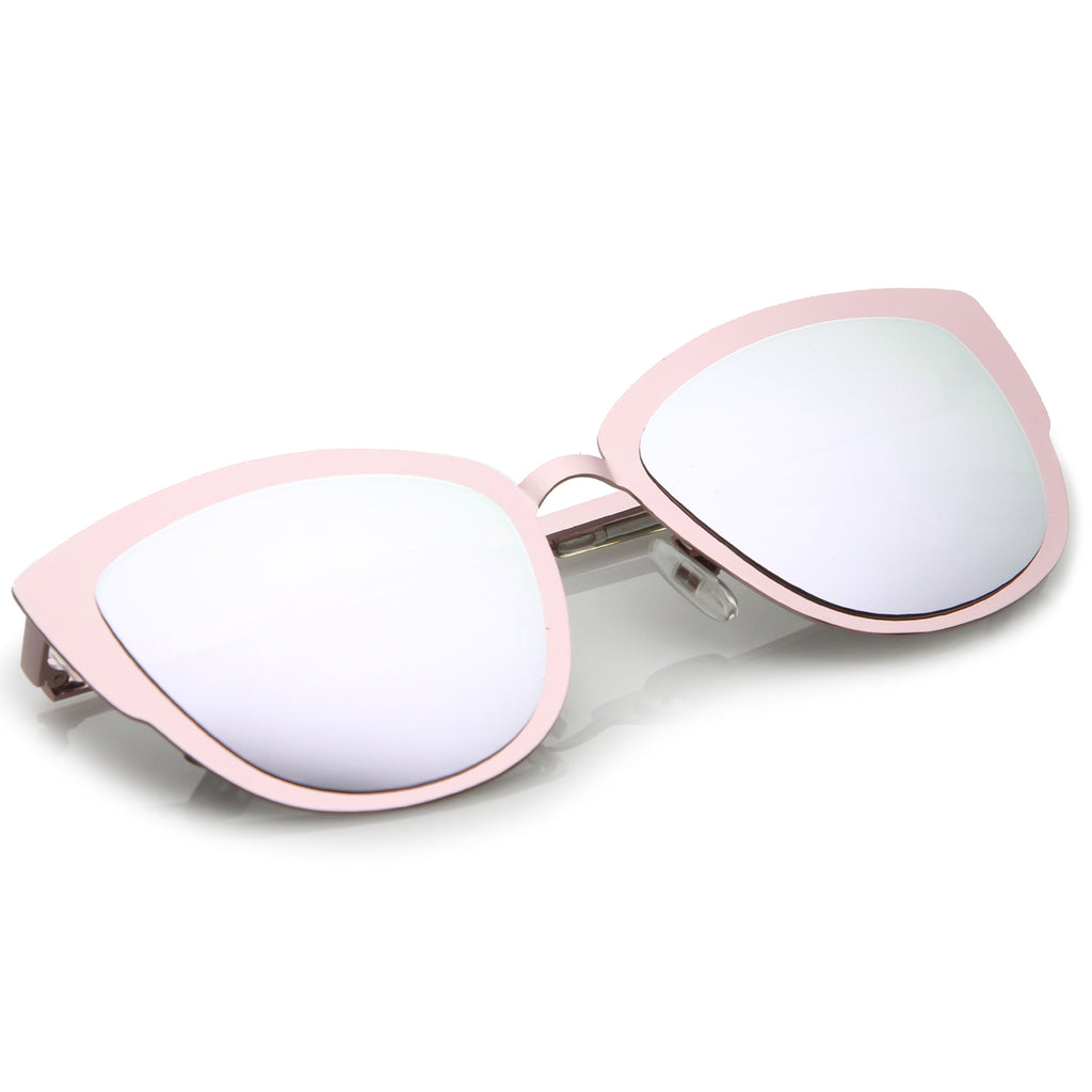 Pink / Silver Mirror