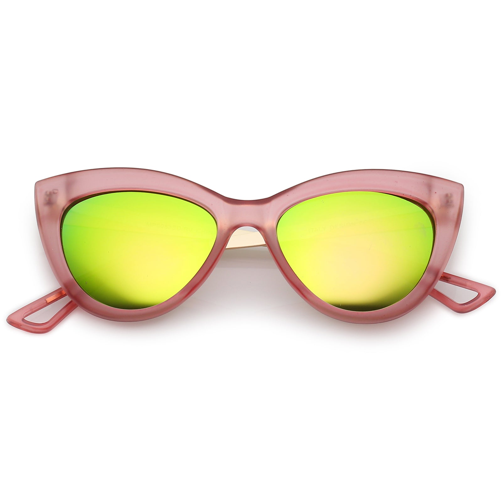 Neon Cat Eye Sunglasses - Pink