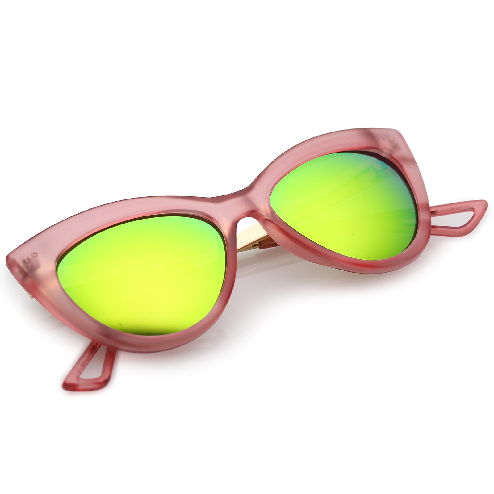 Matte Pink / Green Mirror