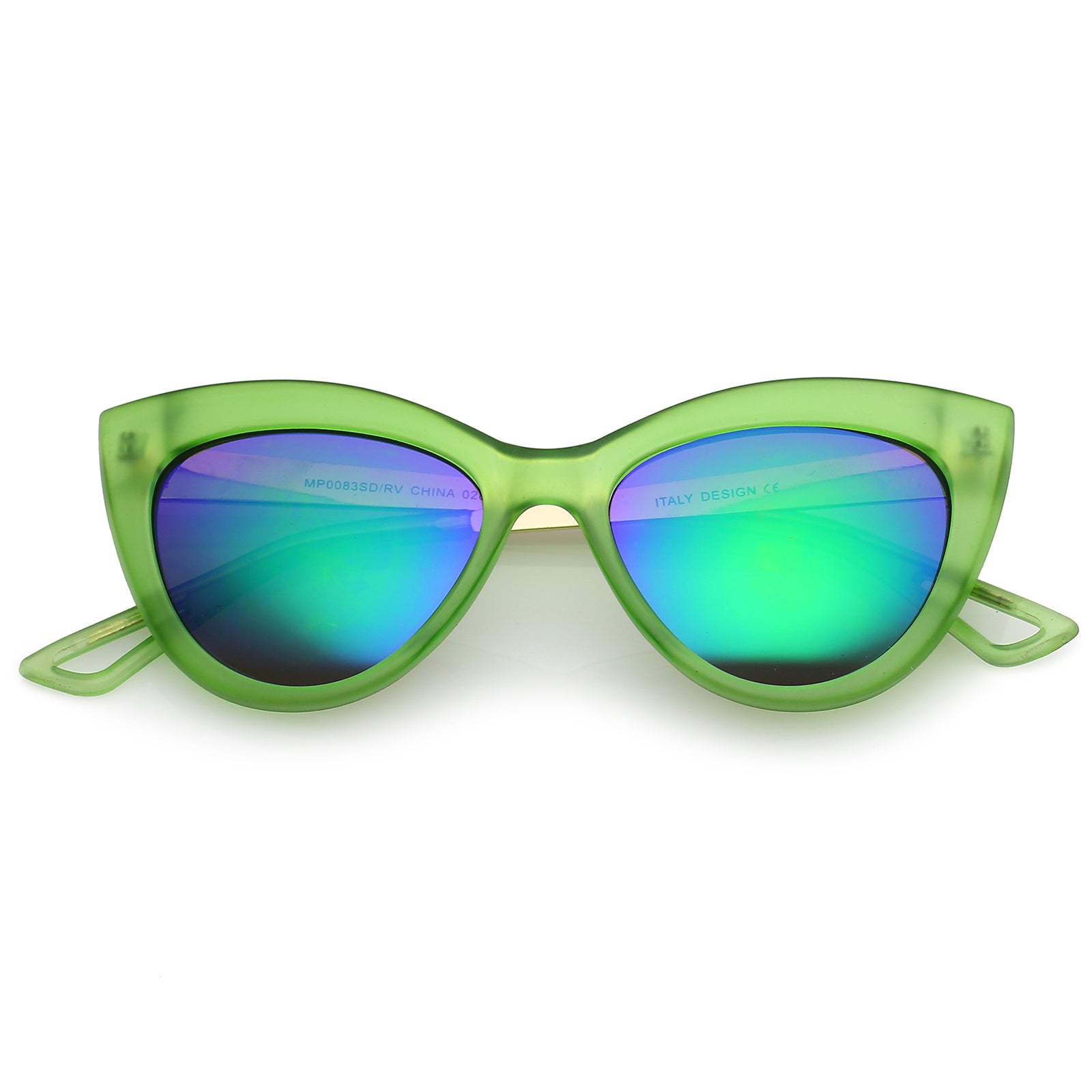 Matte Green / Green Purple Mirror