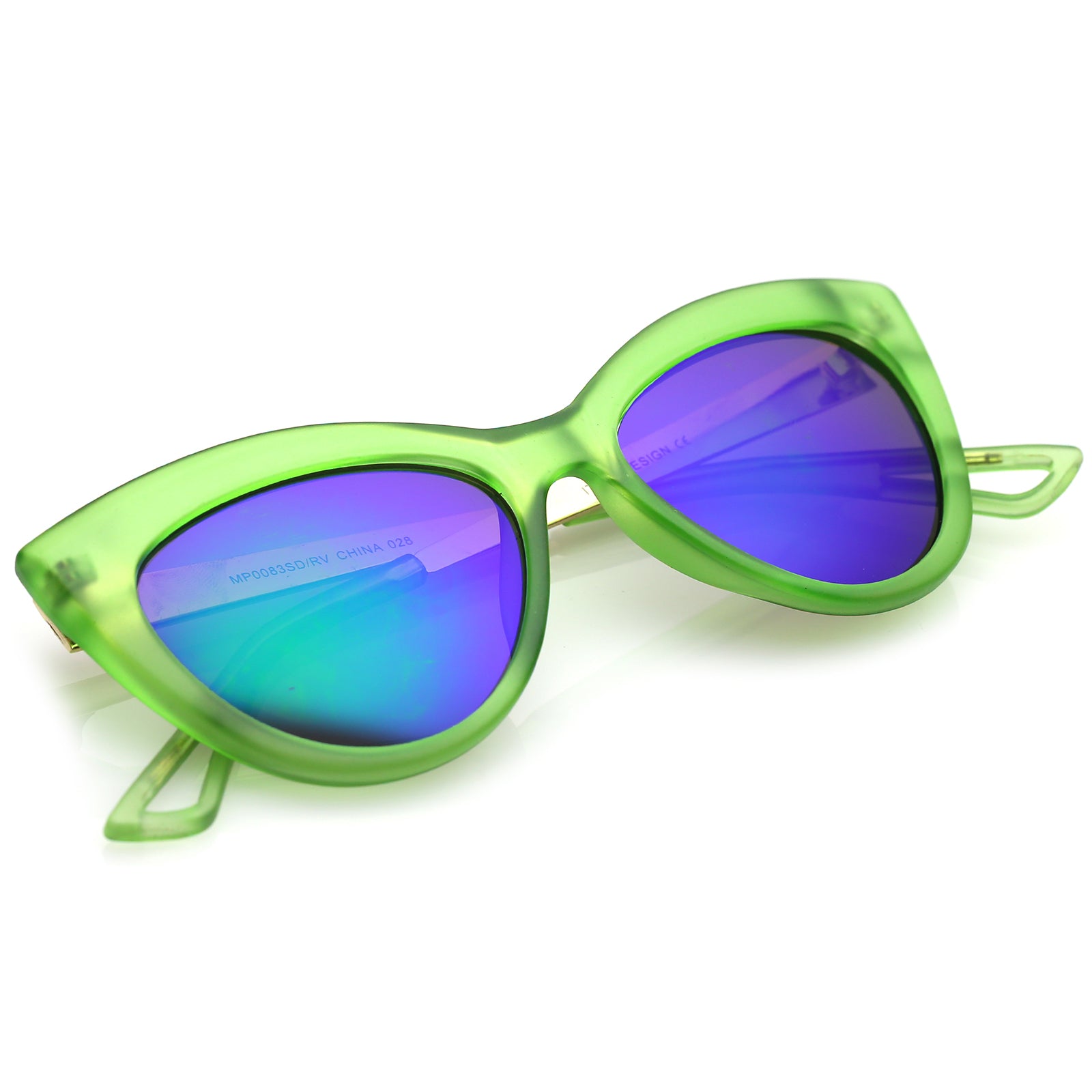 Matte Green / Green Purple Mirror
