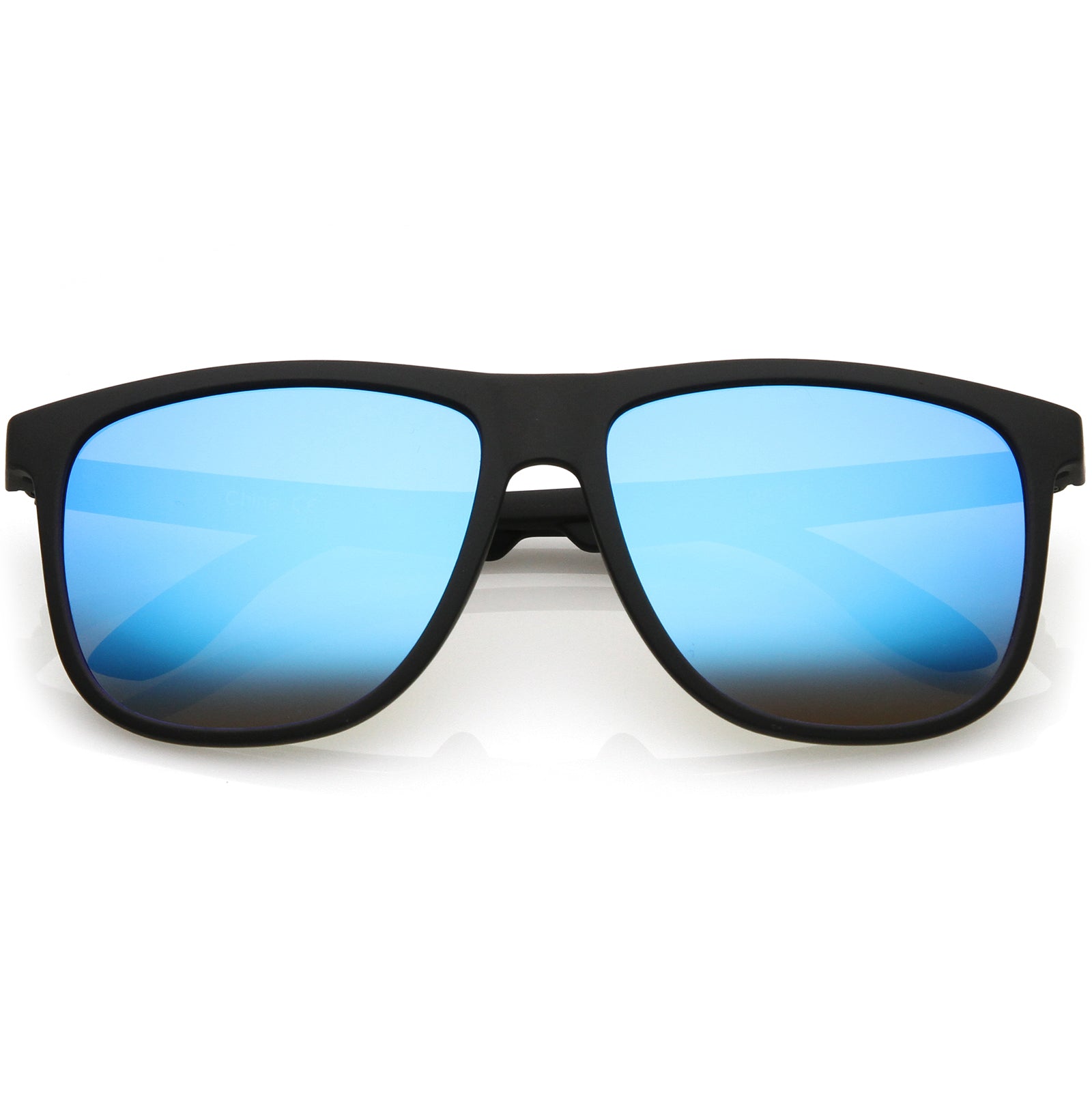 Matte Black / Blue Mirror