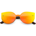 Matte Brown / Orange Mirror