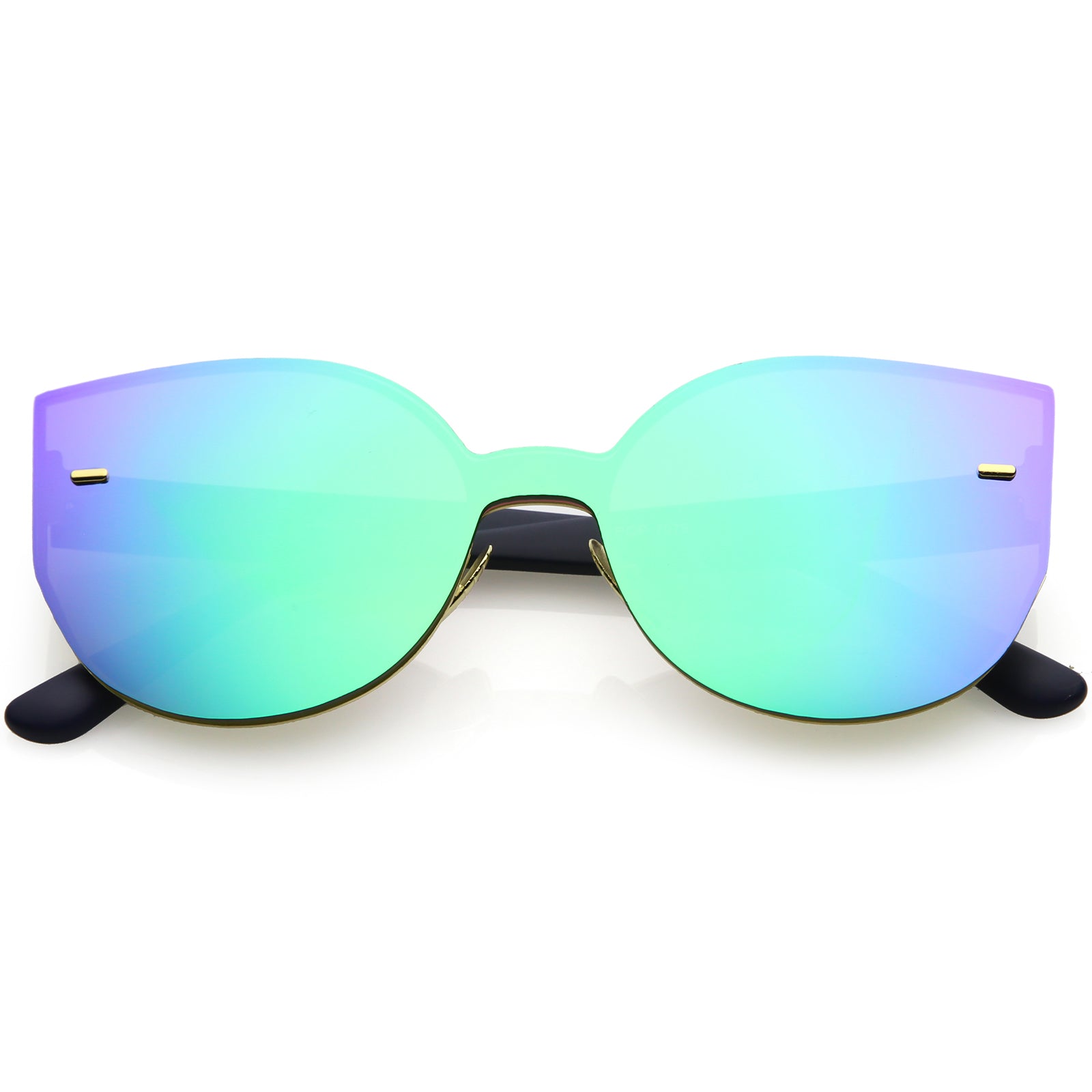 Blue Matte / Green Blue Mirror