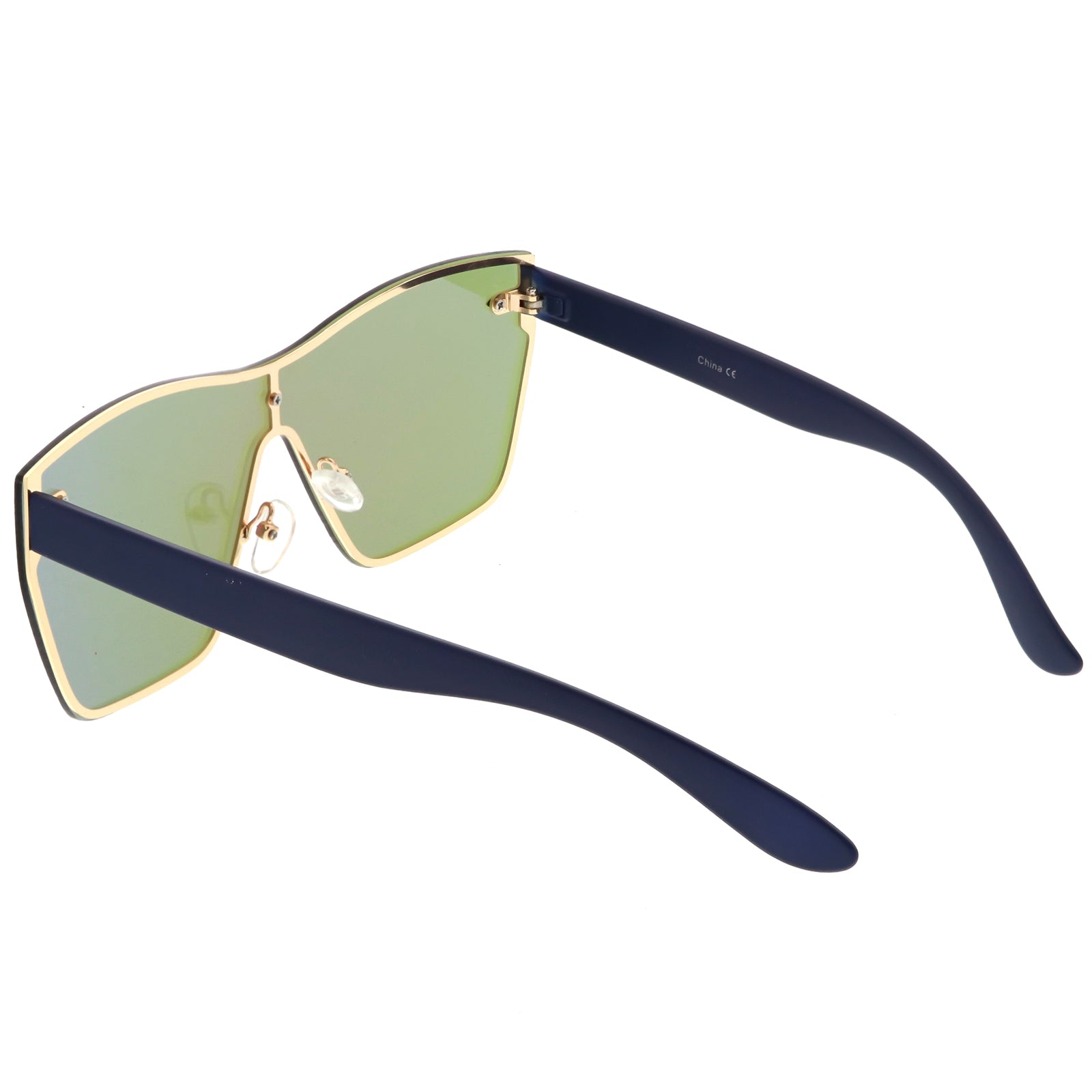 Matte Navy / Green Blue Mirror