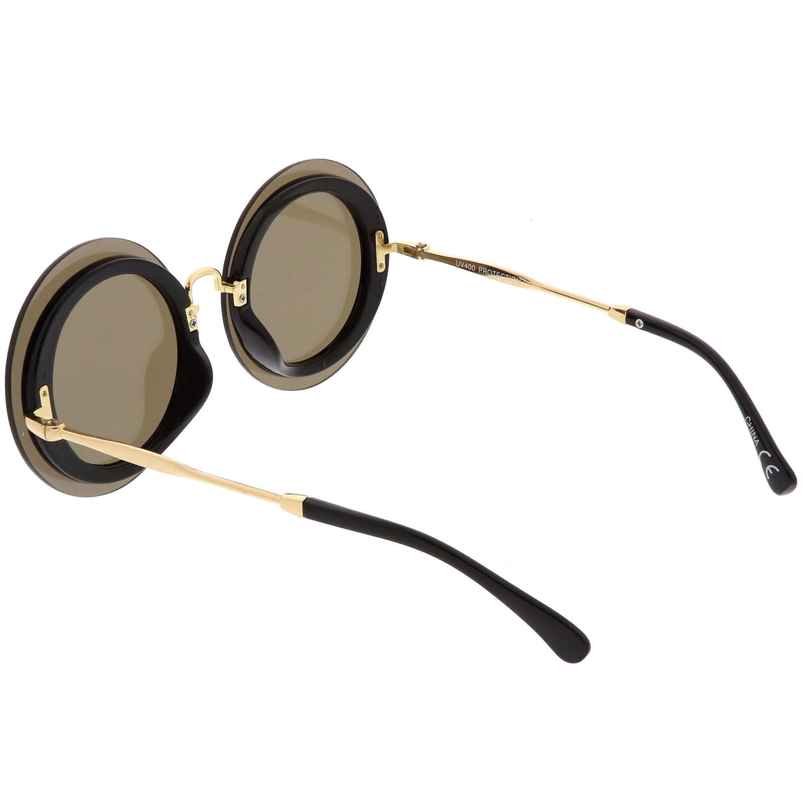 Gold / Blue Mirror
