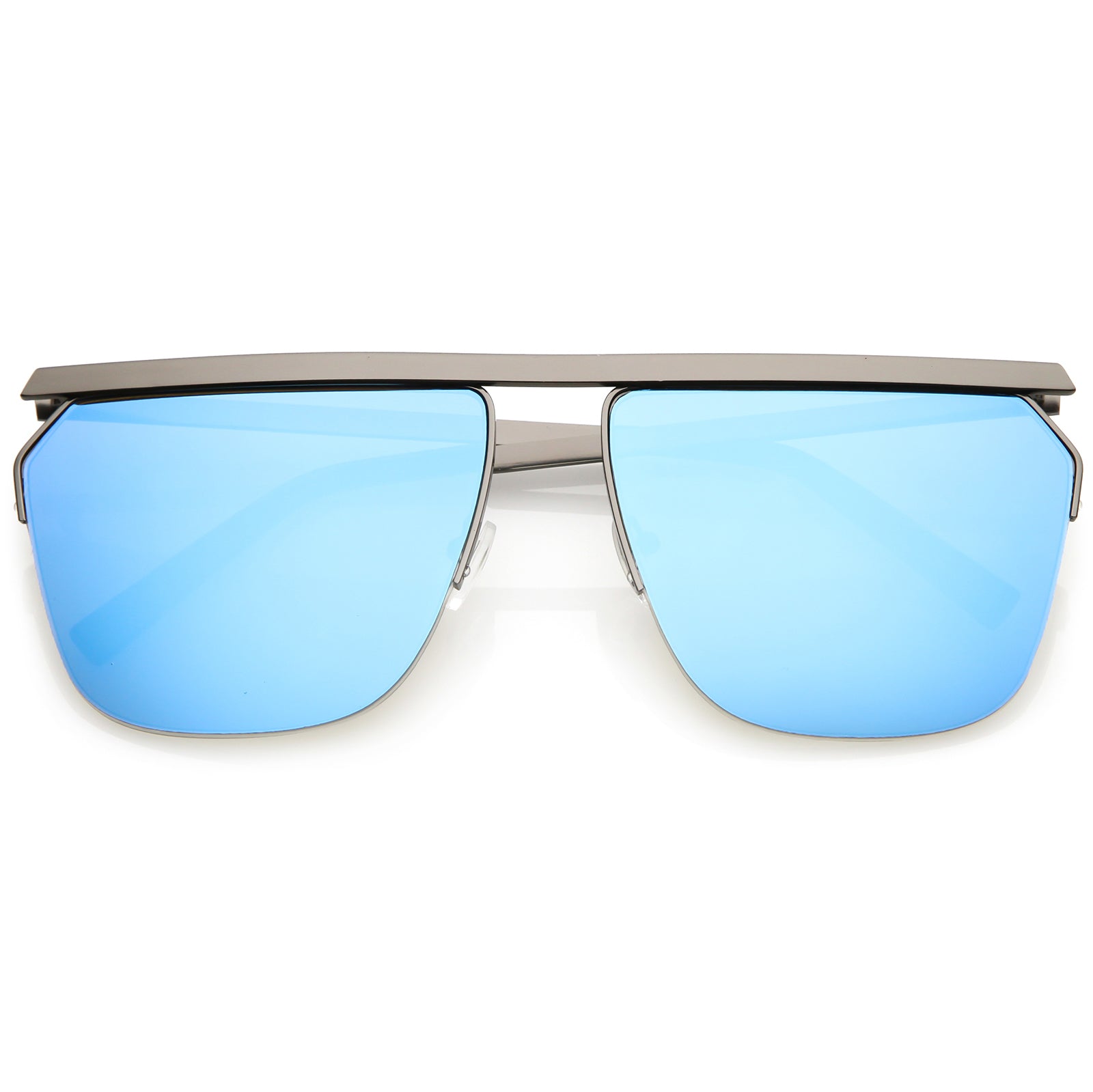 Gunmetal / Blue Mirror