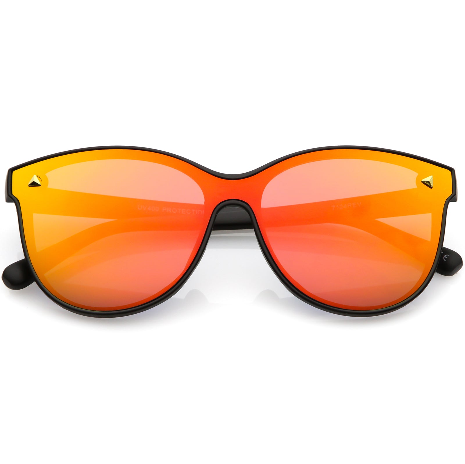 Matte Black / Orange Mirror